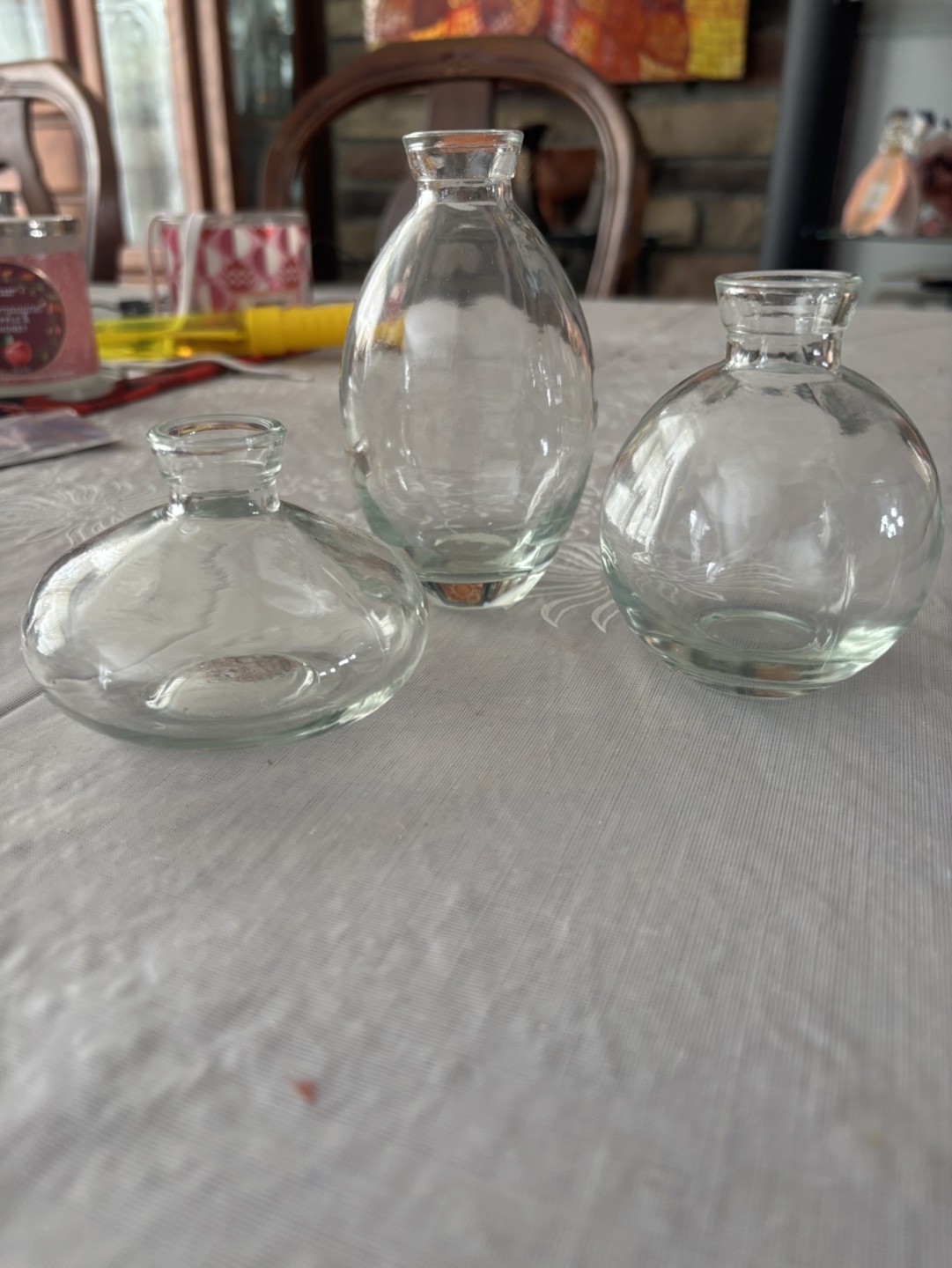 26-Glass mini vases
