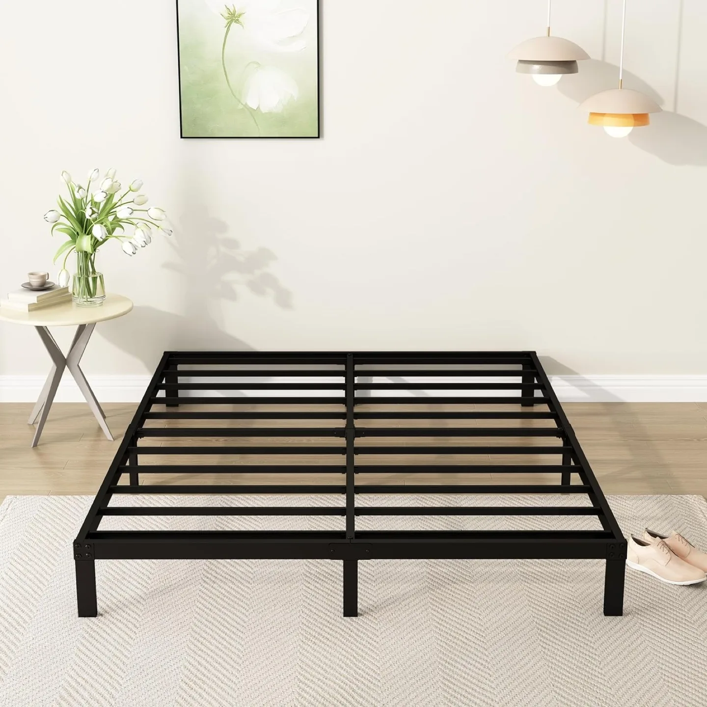 Metal Platform Bed Frame - All sizes available ▫️BRAND NEW▫️ image indicator(2)