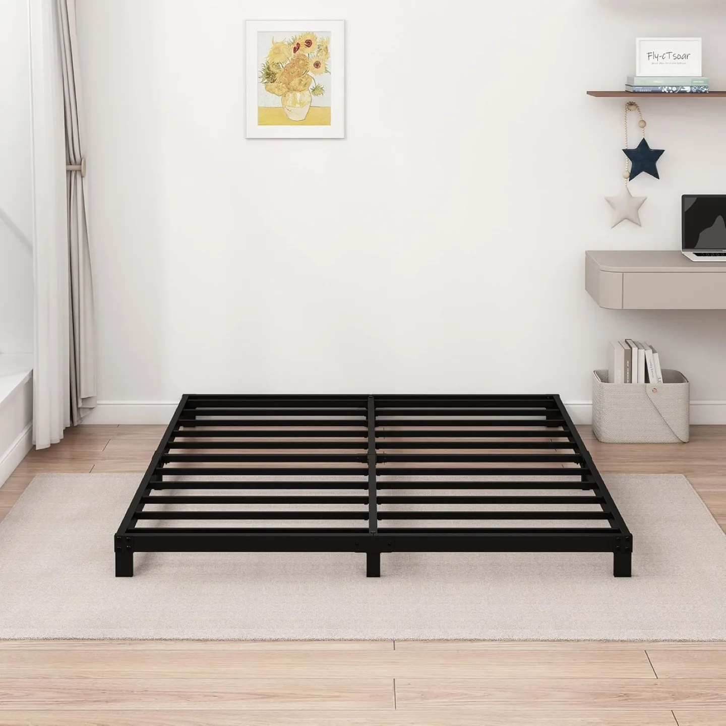 Metal Platform Bed Frame - All sizes available ▫️BRAND NEW▫️ image indicator(7)