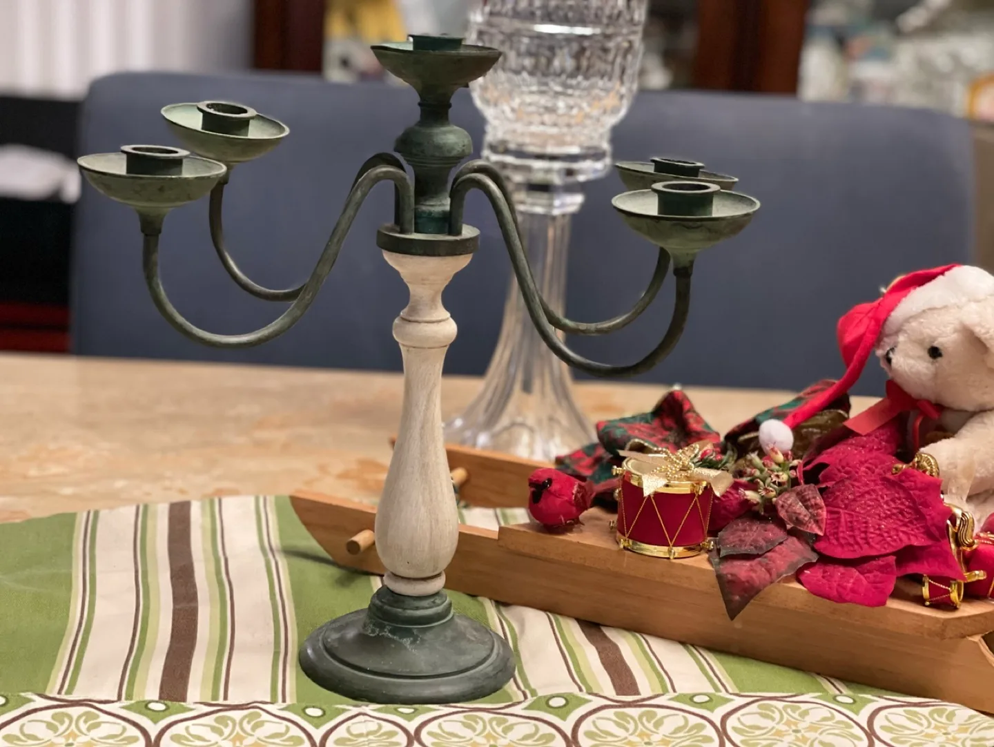 Vintage 5-Arm Candelabra image indicator(2)