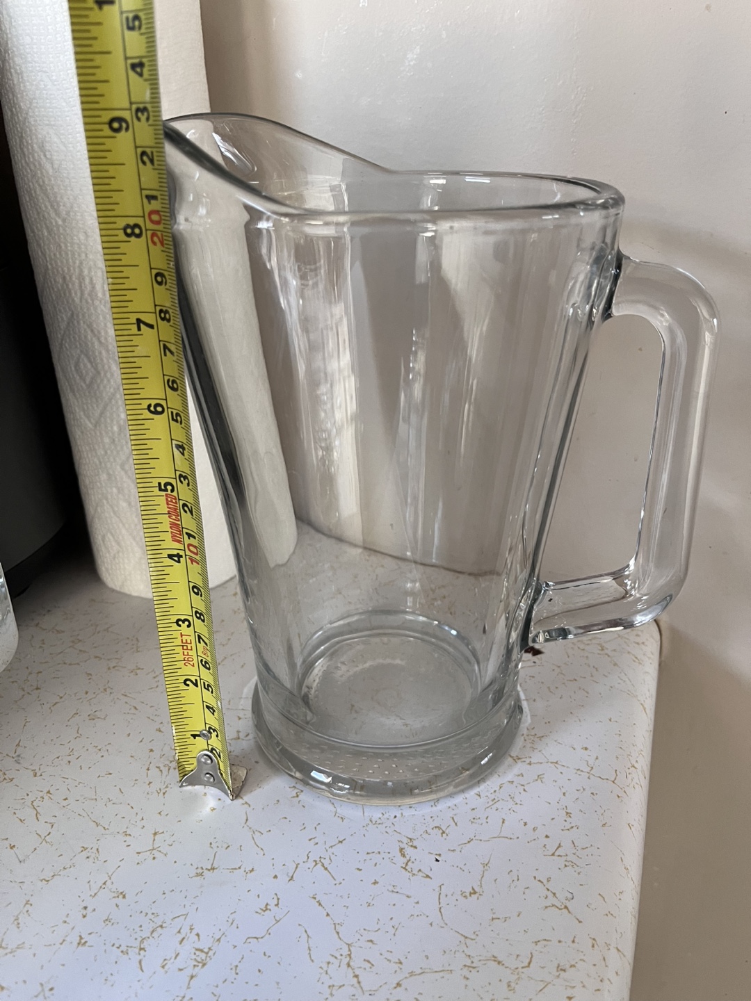 Vintage glass beer  Pitcher