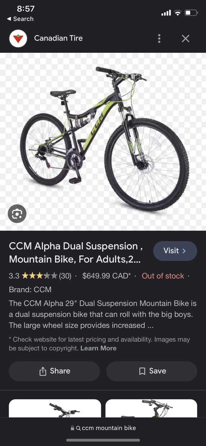 CCM Alpha 29" Dual Suspension Mountain Bike - photo 2