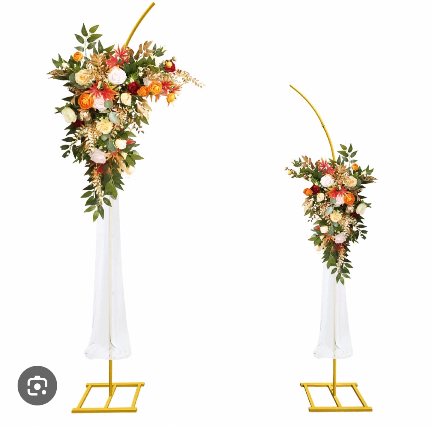 Gold Metal Arch Stand for Wedding or Events - photo 2