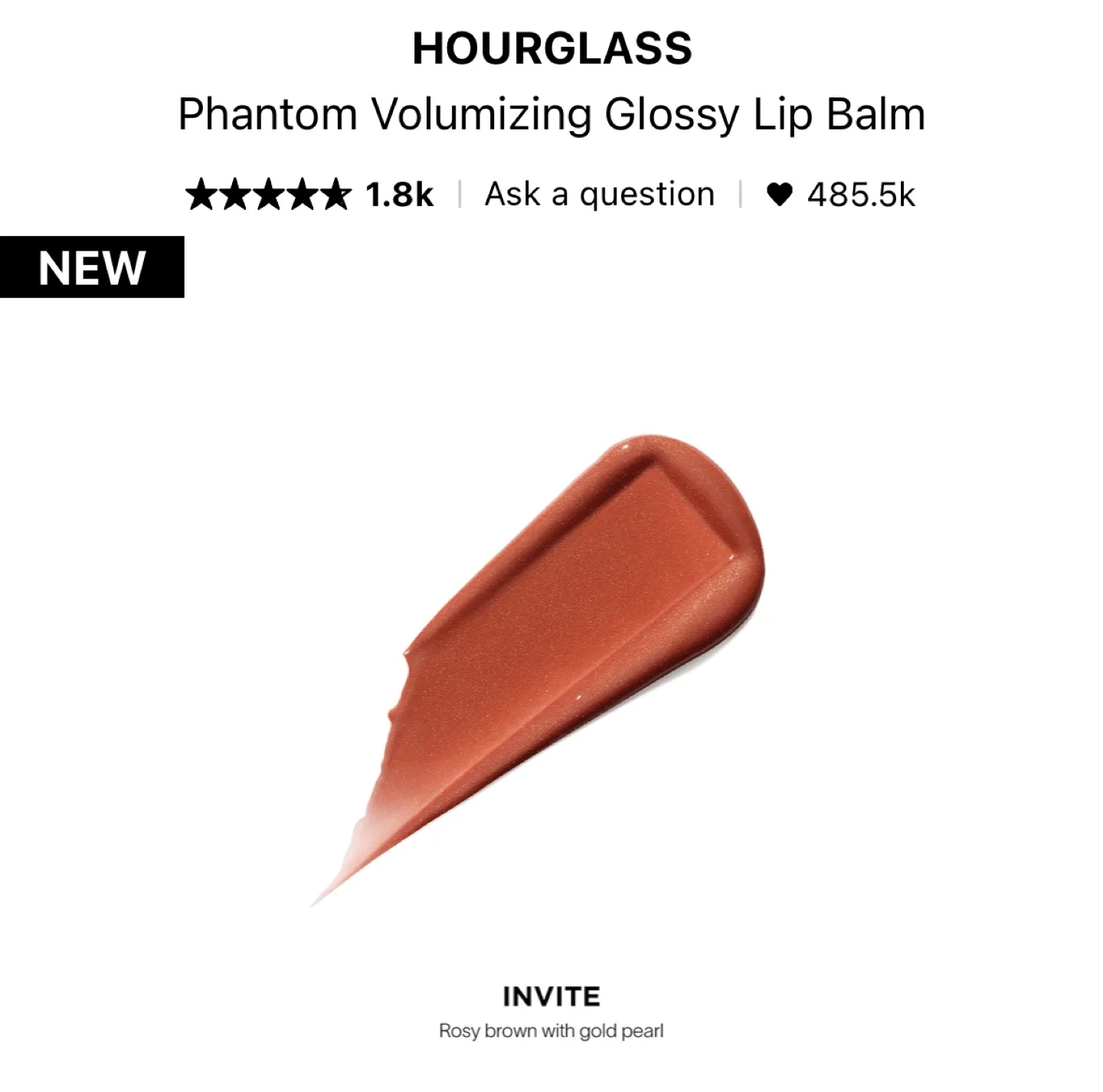 Hourglass Phantom Volumizing Glossy Lip Balm - Invite 80 image indicator(2)
