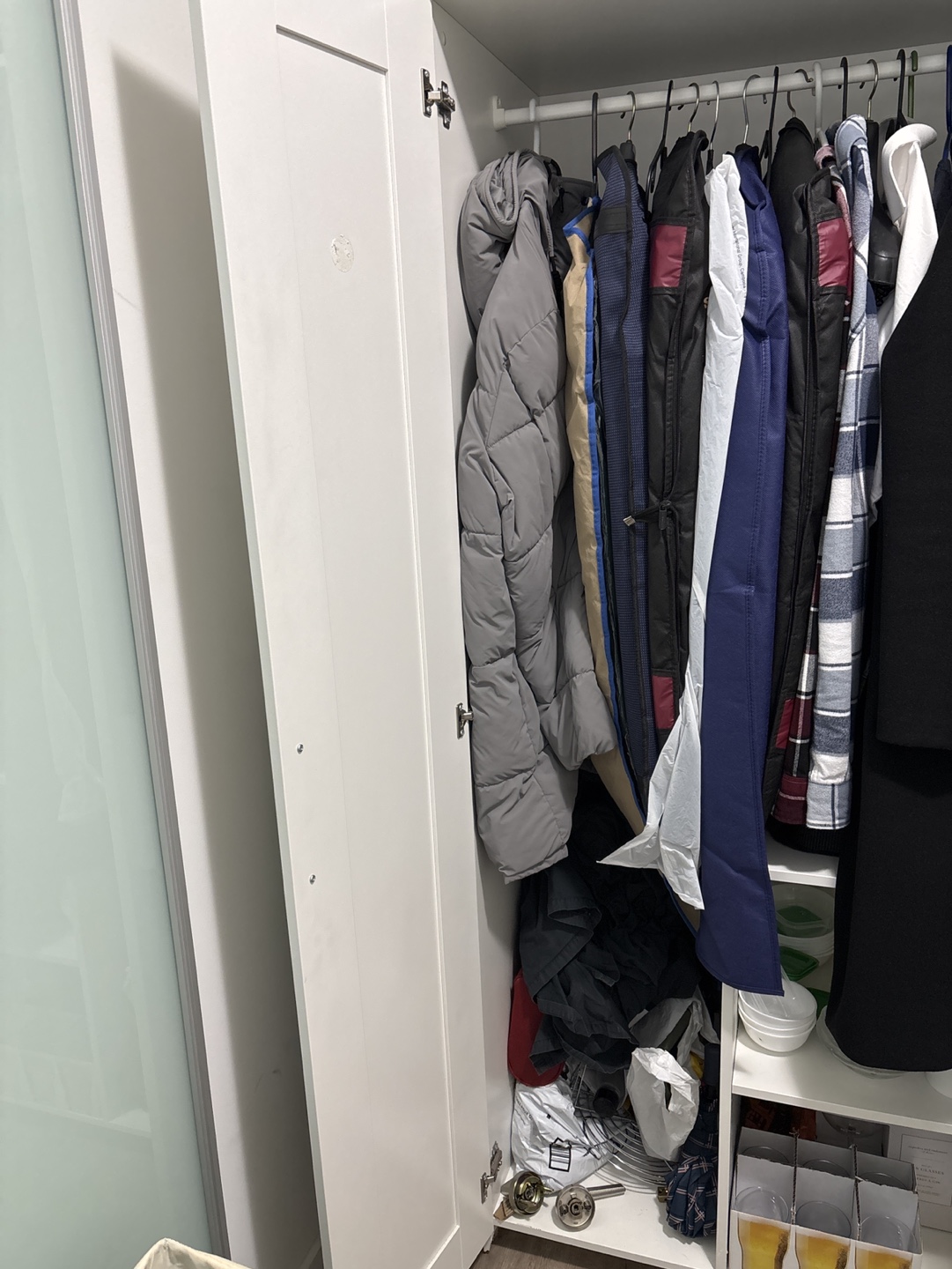 White Wardrobe Armoire - photo 5