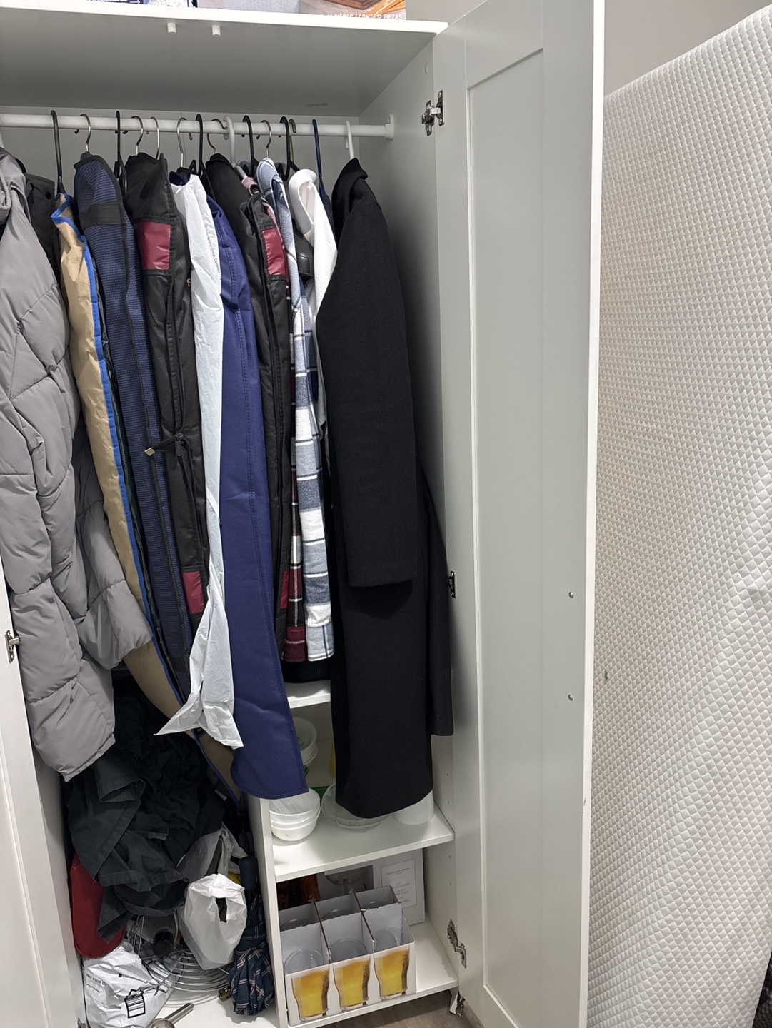 White Wardrobe Armoire - photo 4