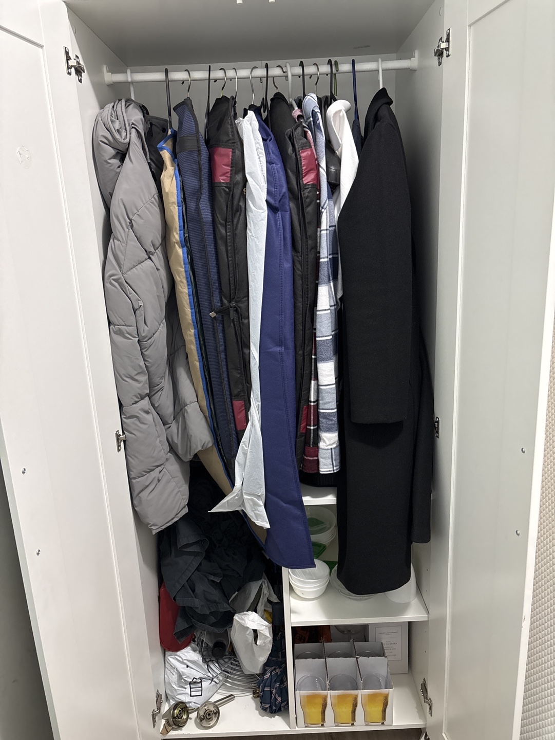 White Wardrobe Armoire - photo 3