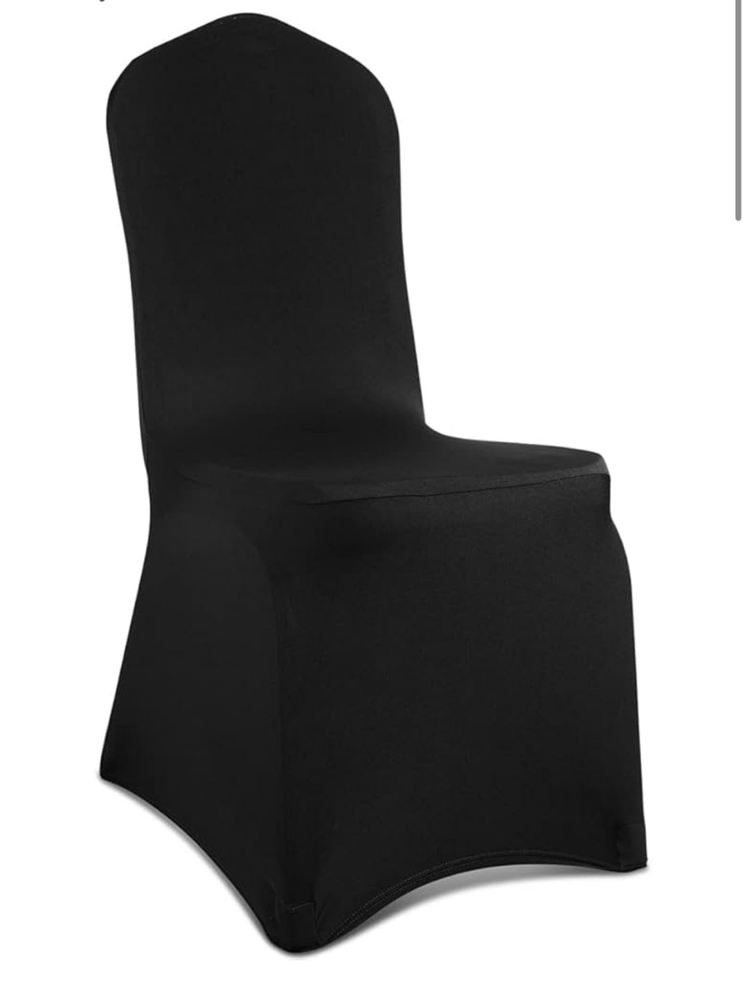Black Spandex Chair Cover