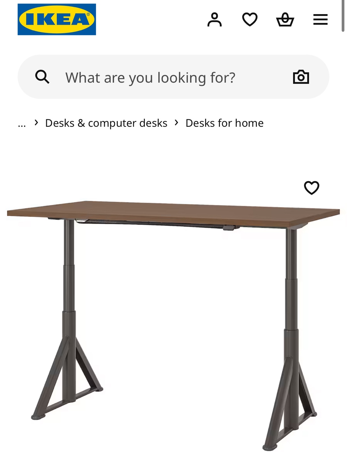 IKEA IDÅSEN Standing Desk - photo 2