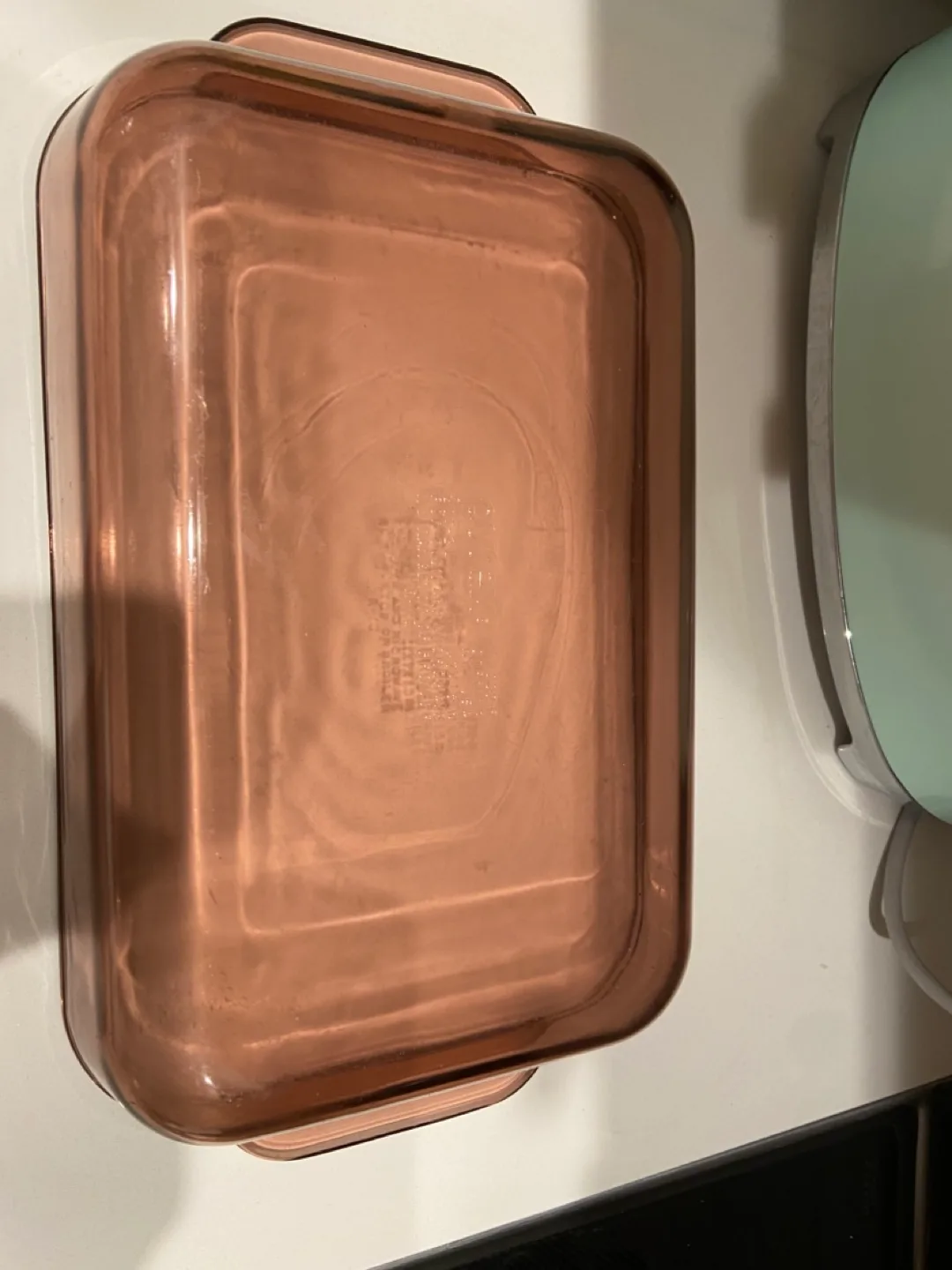 Vintage Cranberry Glass Pyrex Baking Dish - 232R (2L) image indicator(2)