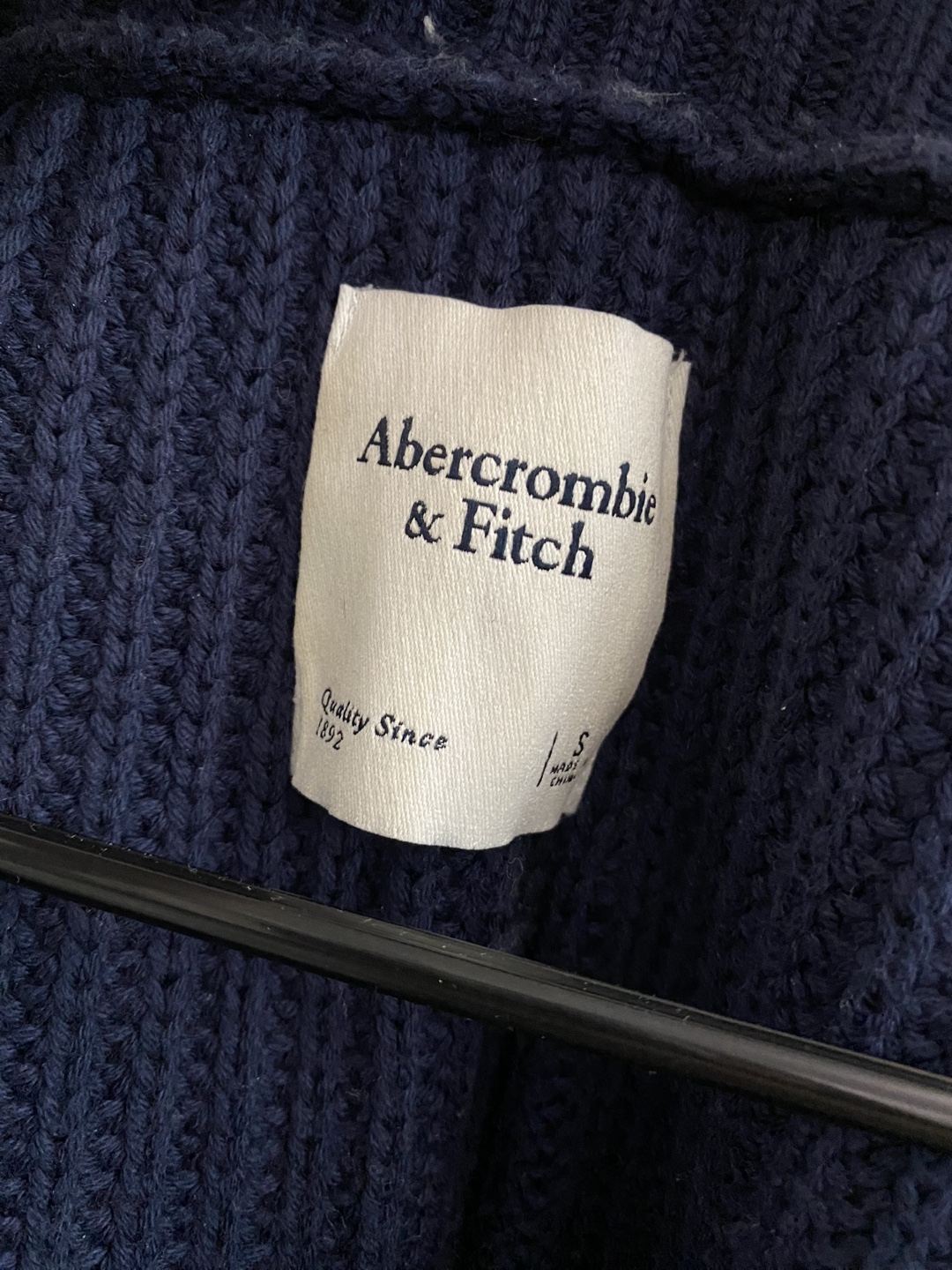 Navy Blue V-Neck Sweater - photo 3