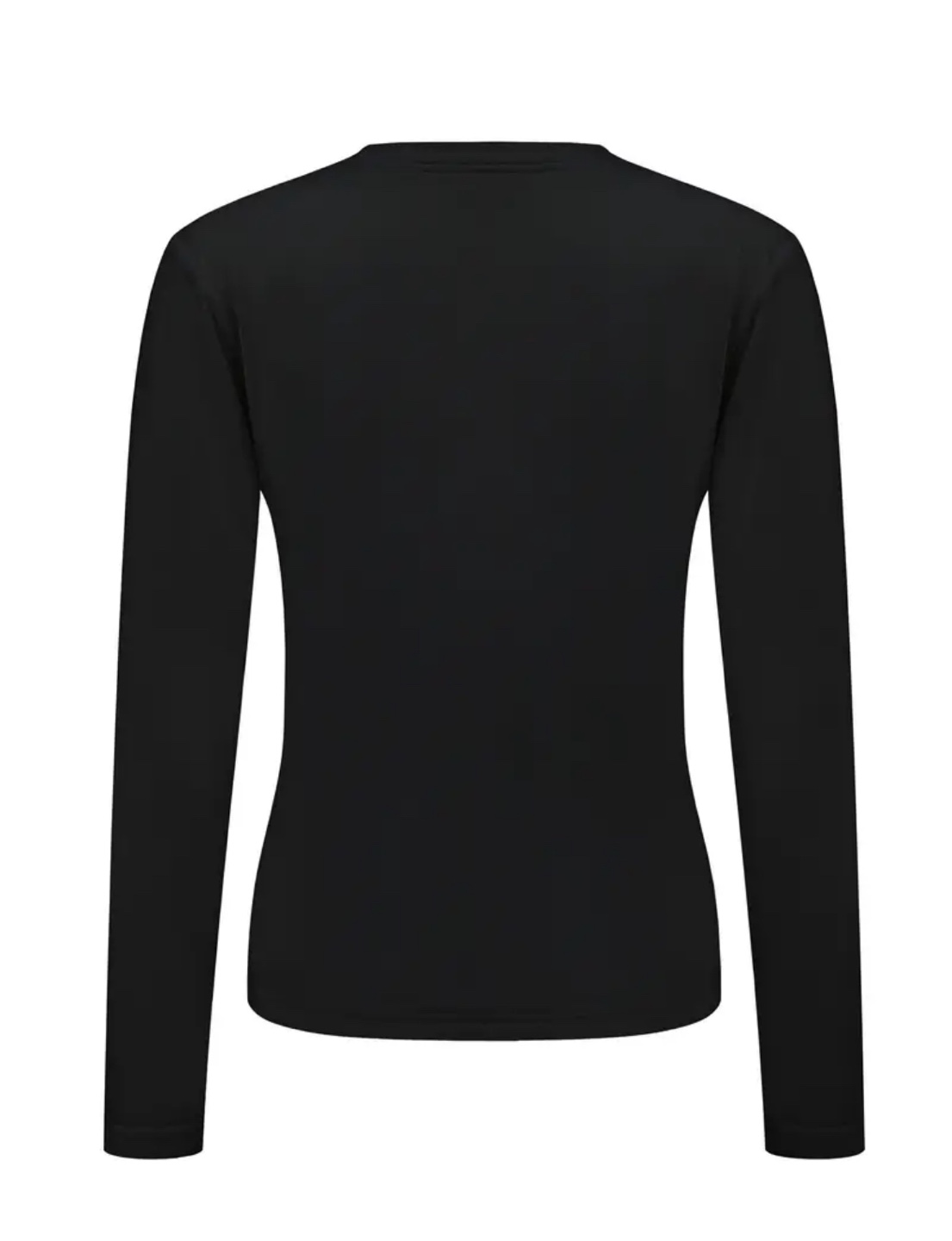 Women's Black Thermal Long Sleeve Shirt - photo 3