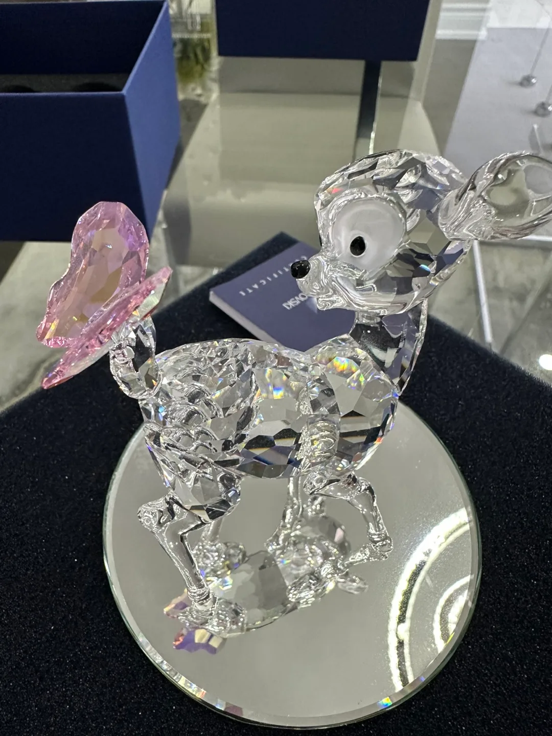 Swarovski Bambi Figurine with Butterfly image indicator(4)