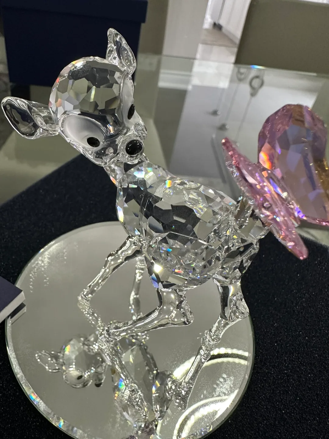 Swarovski Bambi Figurine with Butterfly image indicator(2)