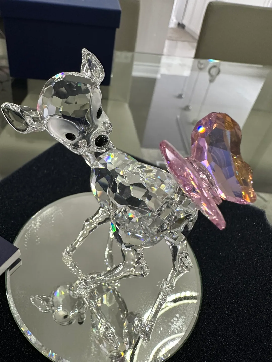 Swarovski Bambi Figurine with Butterfly image indicator(3)