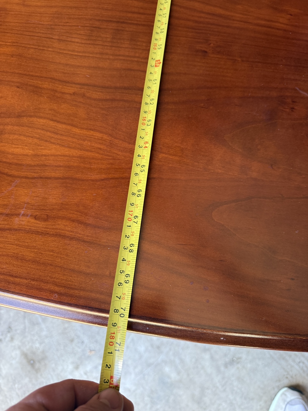 Oval Wood Dining Table with Leaf - photo 5