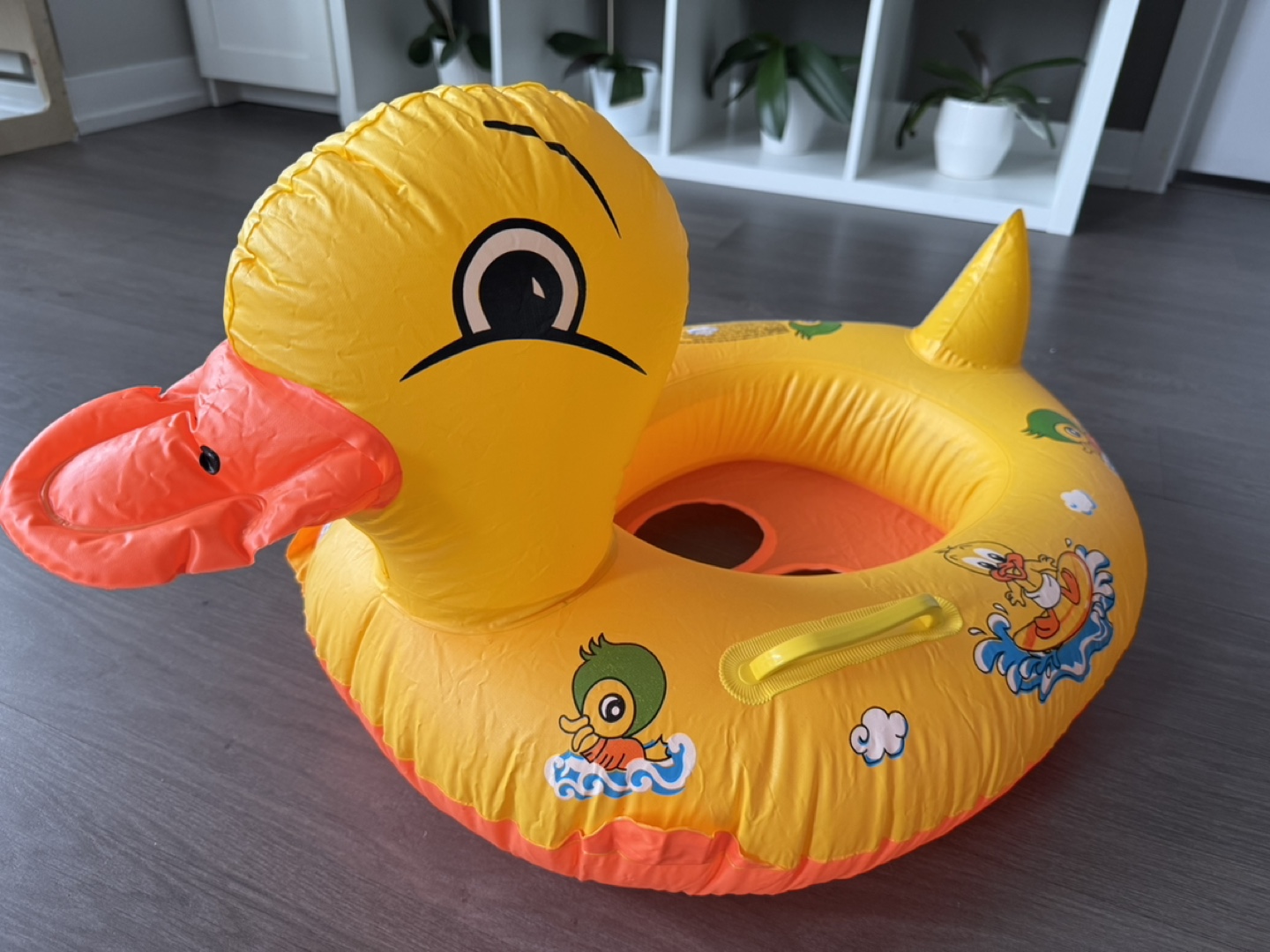 Yellow Duck Inflatable Baby Float - photo 3