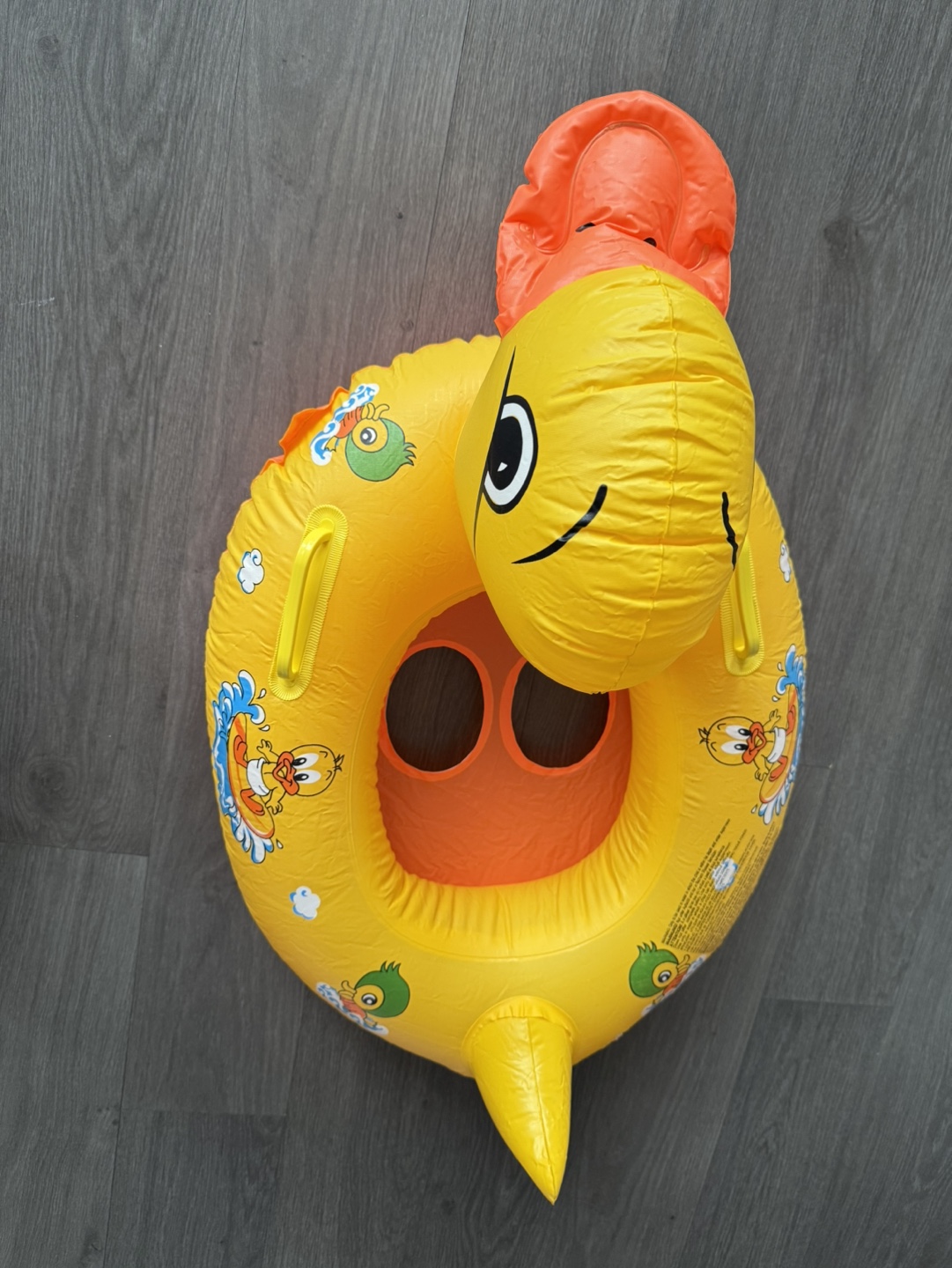 Yellow Duck Inflatable Baby Float - photo 2