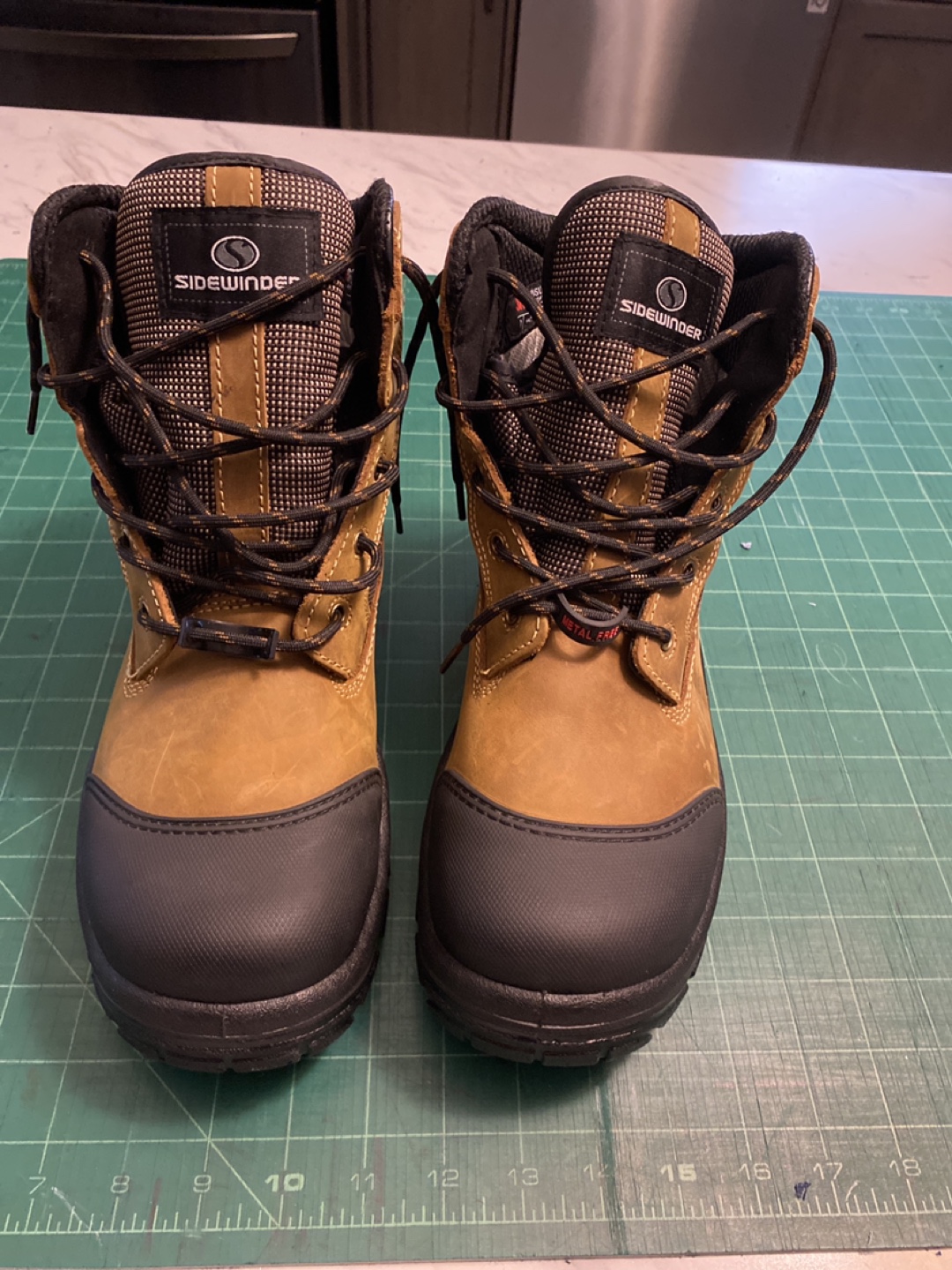 Sidewinder Men's Tan Work Boots Size 10