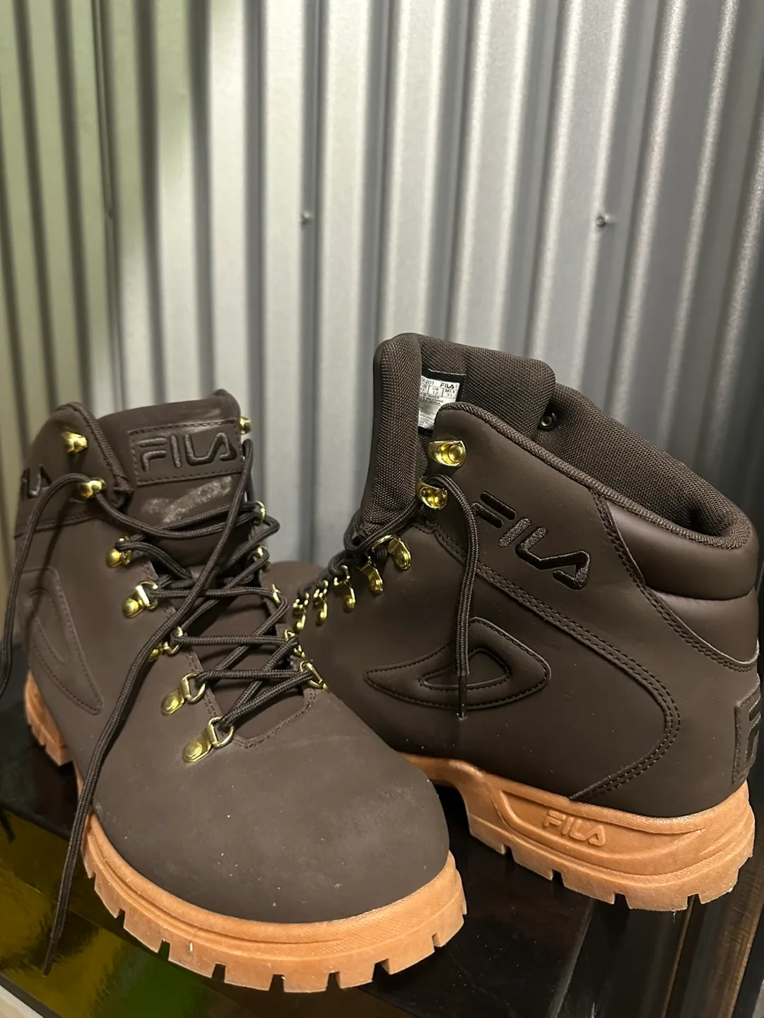 Fila Brown Hiking Boots size 13 image indicator(3)