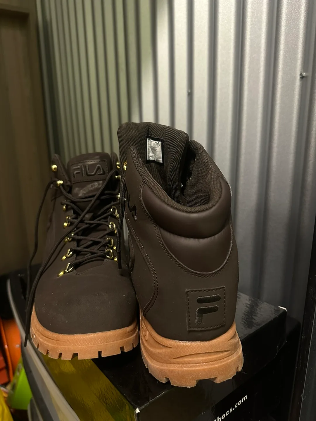Fila Brown Hiking Boots size 13 image indicator(4)