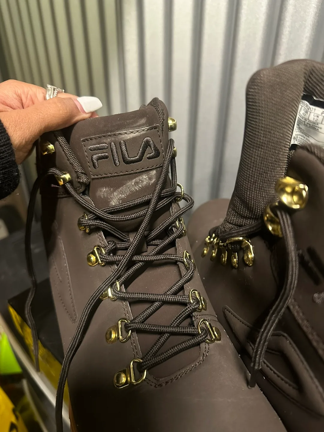 Fila Brown Hiking Boots size 13 image indicator(5)