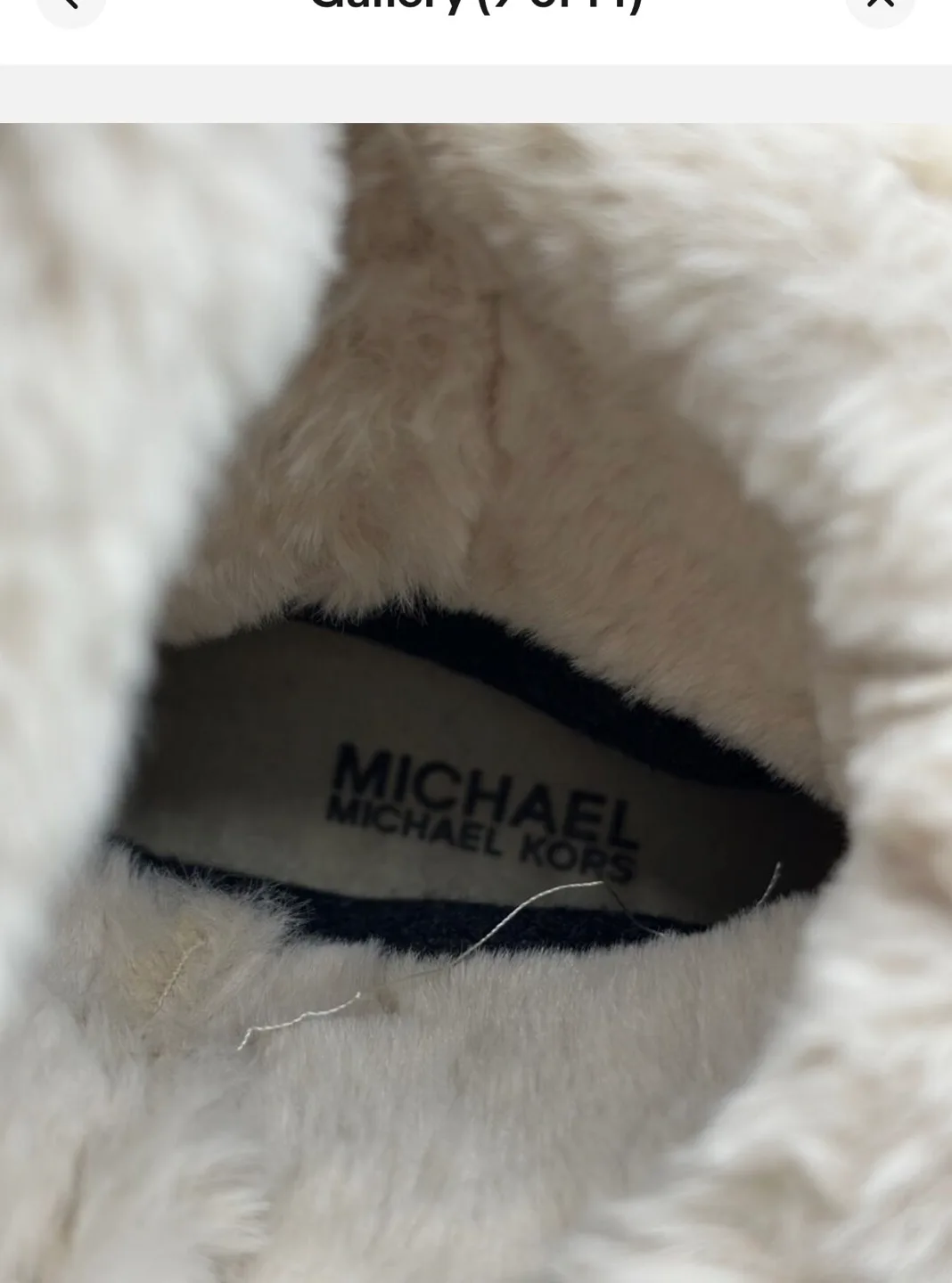 Michael Kors White Fur Trimmed Winter Boots image indicator(3)