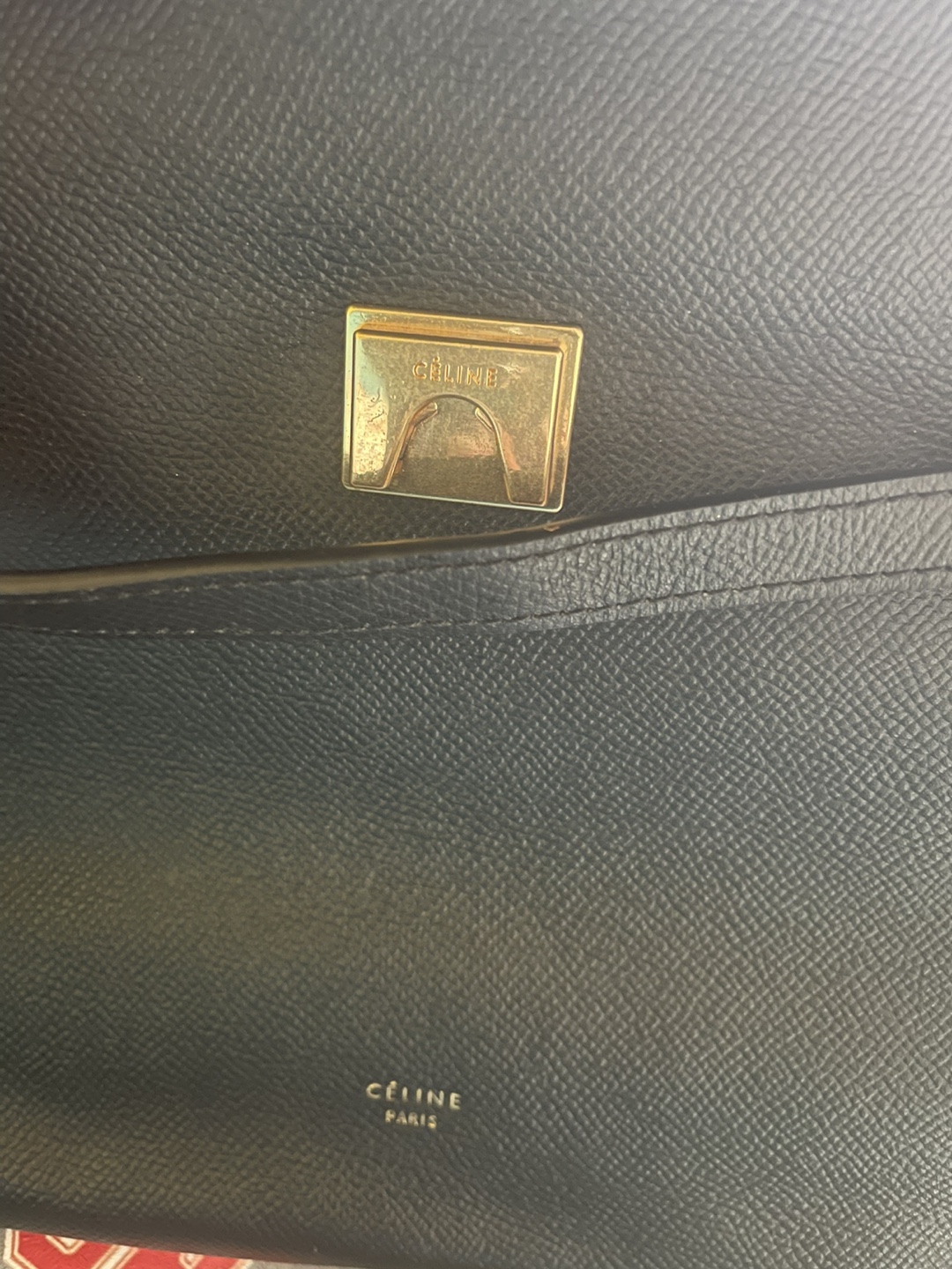 Celine Belt Bag in Black Grained Calfskin Leather - photo 5