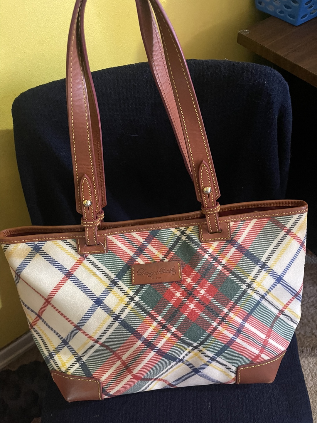 Dooney & Bourke Plaid Tote Bag - photo 2