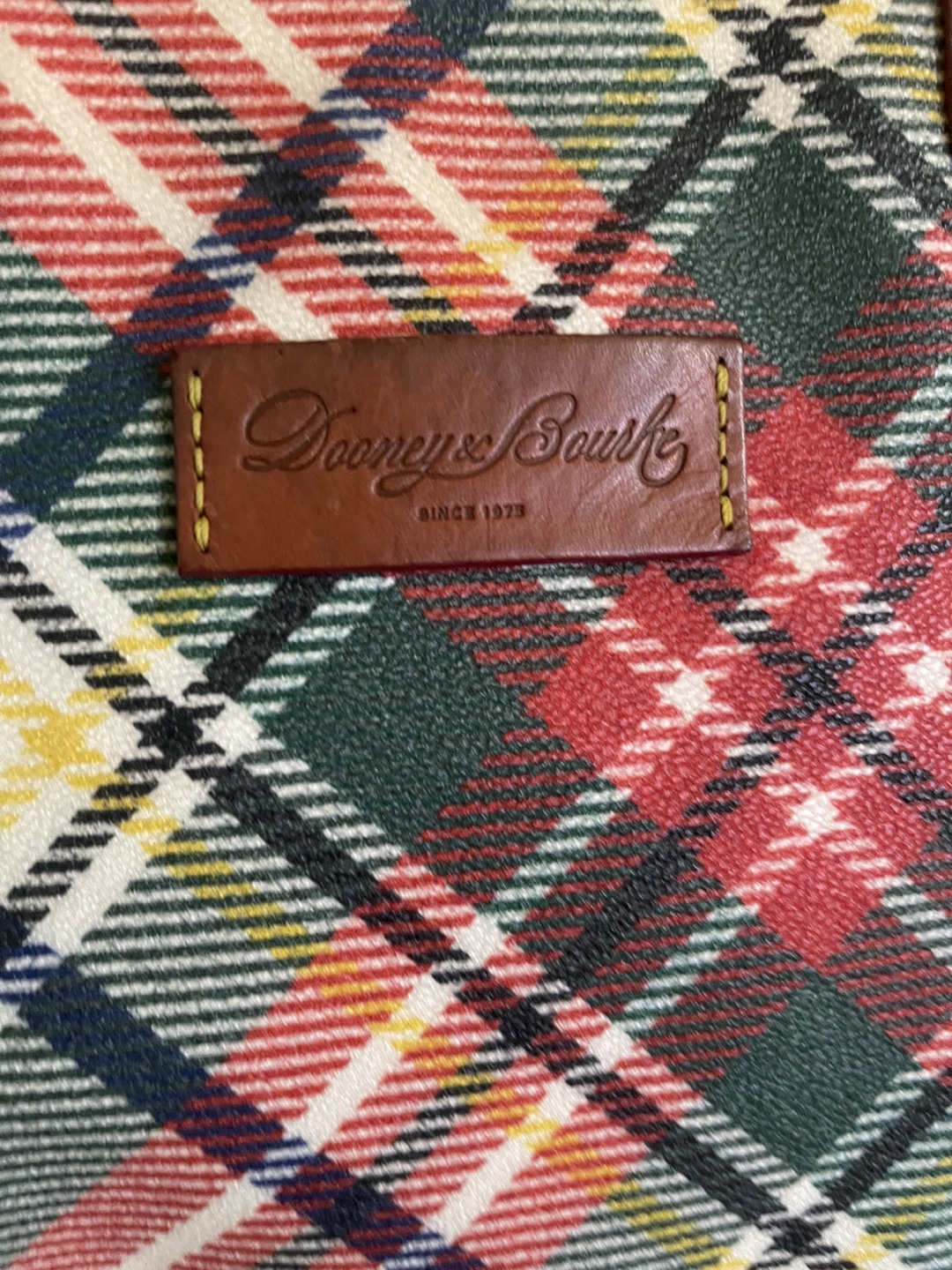 Dooney & Bourke Plaid Tote Bag - photo 3