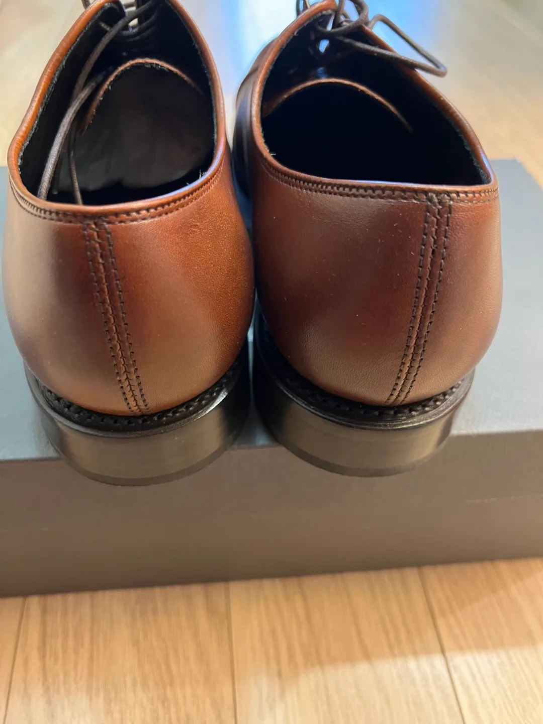 Brown Leather Oxford Dress Shoes - Size 10 Thursday Boots image indicator(5)