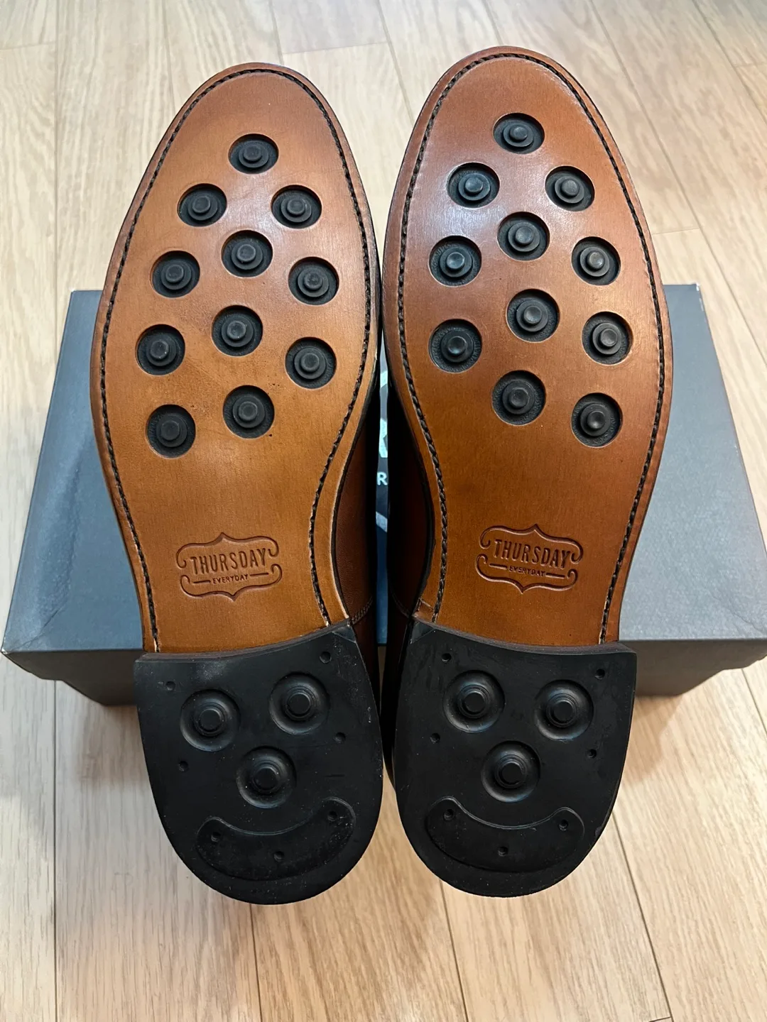 Brown Leather Oxford Dress Shoes - Size 10 Thursday Boots image indicator(7)