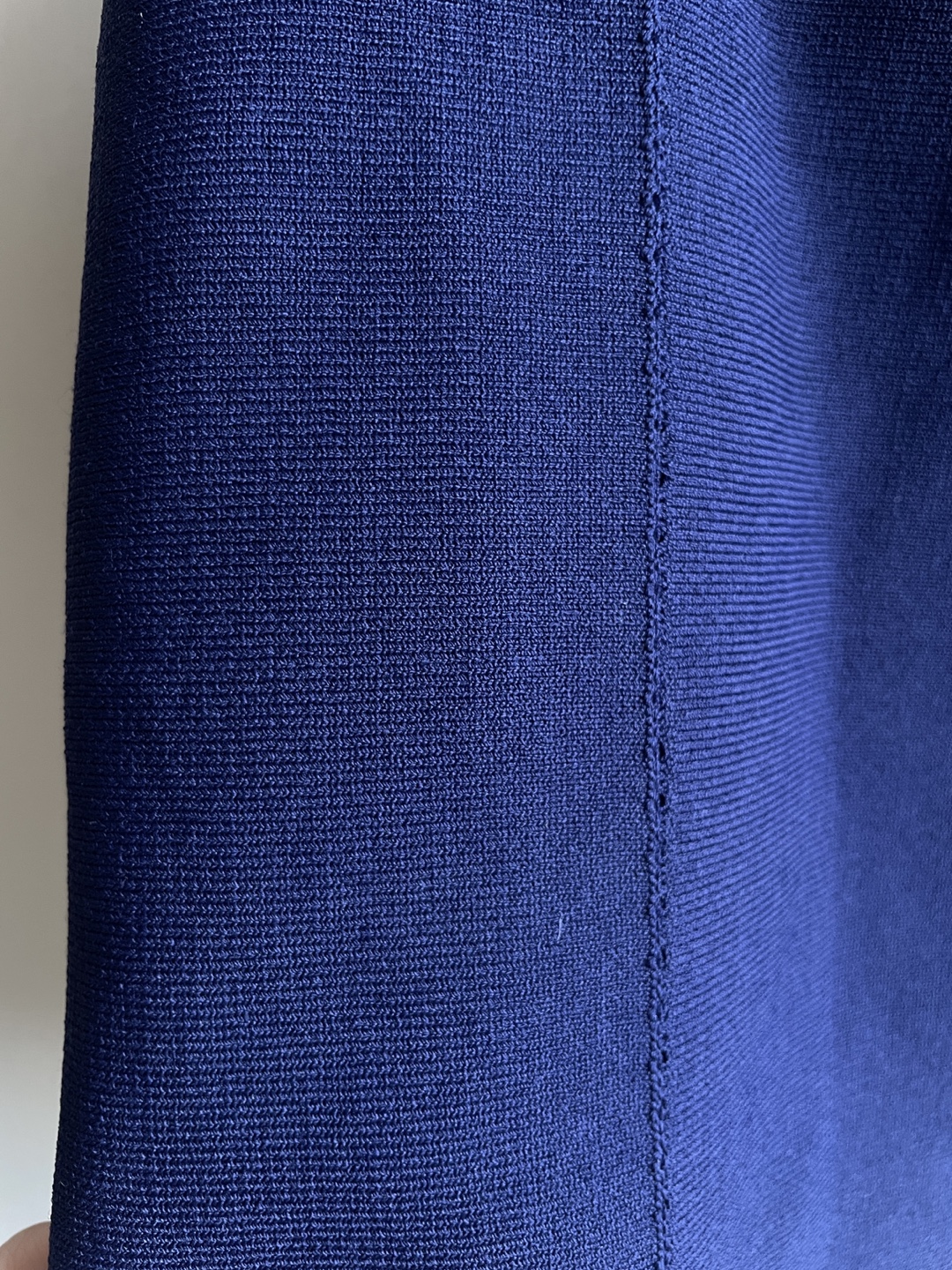 Sandro Paris Navy Blue Scalloped Knit Crop Top - photo 4