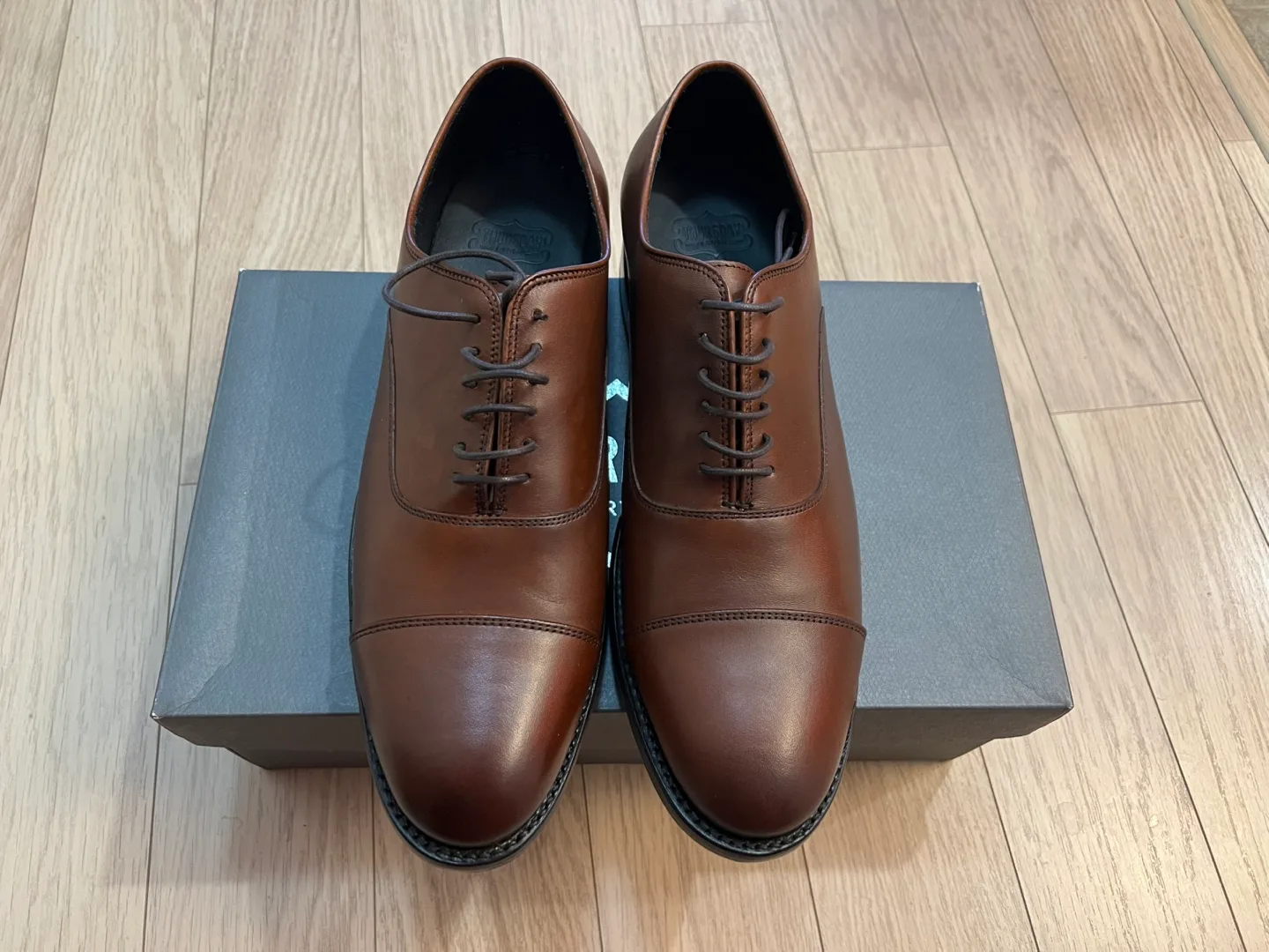 Brown Leather Oxford Dress Shoes - Size 10 Thursday Boots image indicator(2)