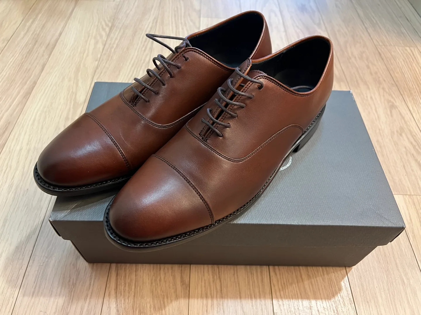 Brown Leather Oxford Dress Shoes - Size 10 Thursday Boots image indicator(4)