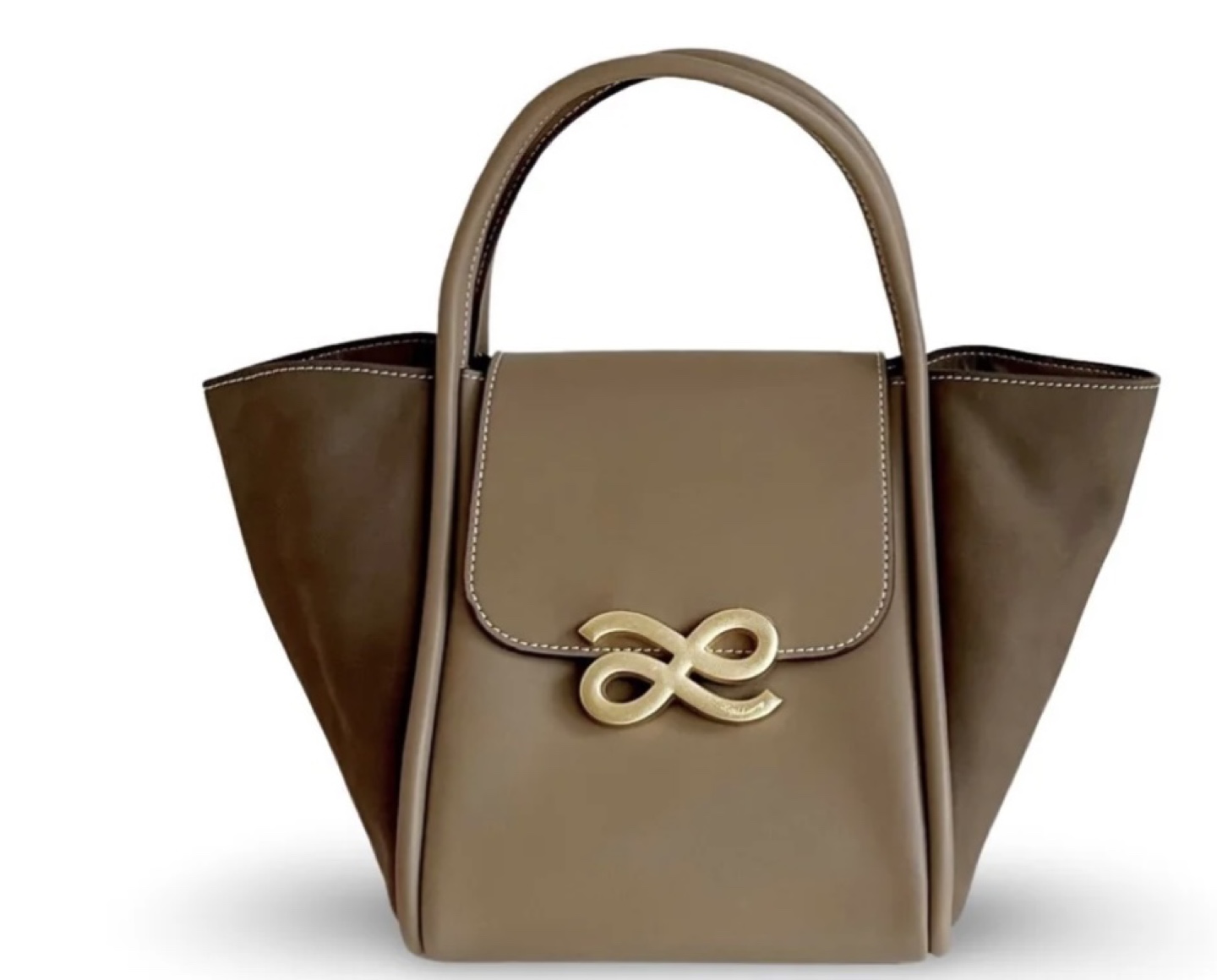 House of Littlebunny Brown Leather Handbag - photo 3