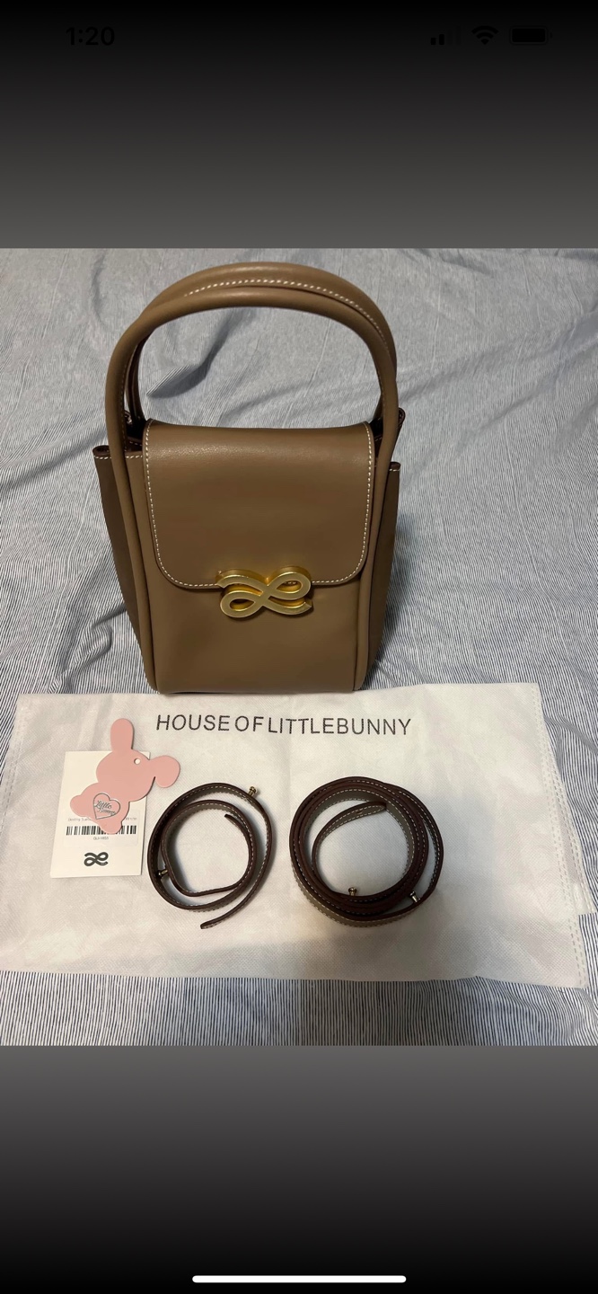 House of Littlebunny Brown Leather Handbag - photo 2