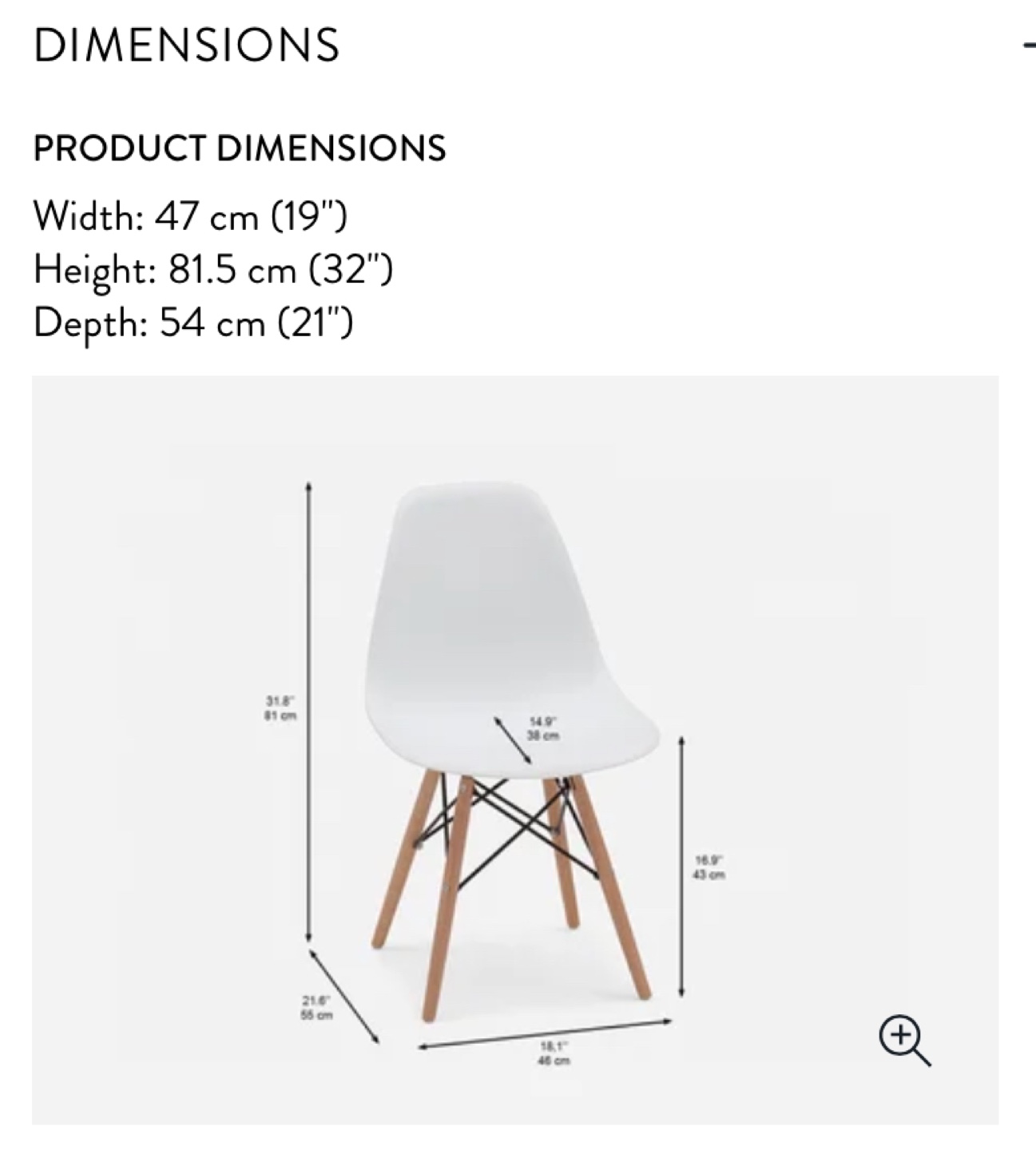 Pair of White Plastic Dining Chairs with Wooden Legs - photo 3