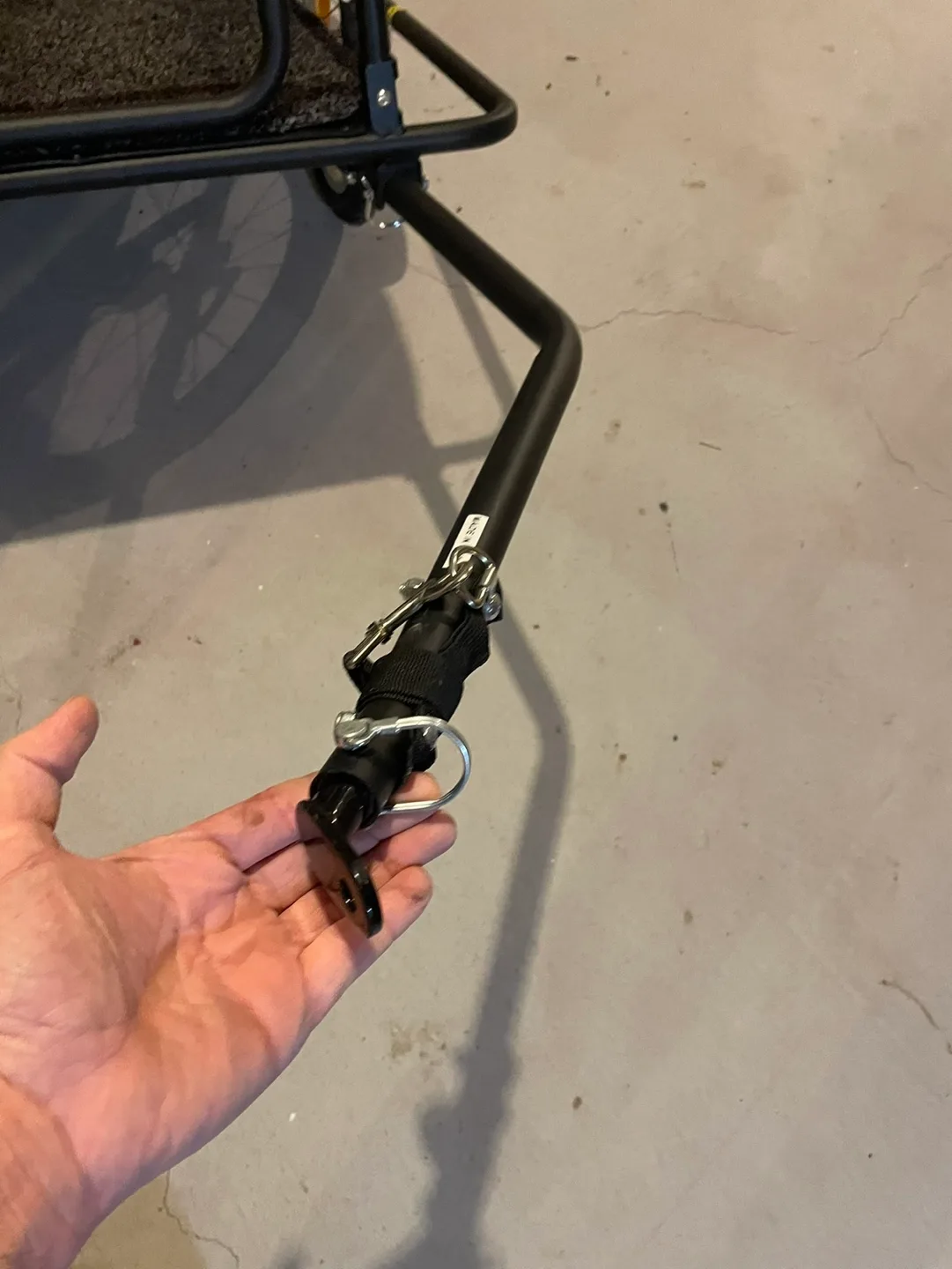 Black Bike Trailer - Cargo Carrier image indicator(5)