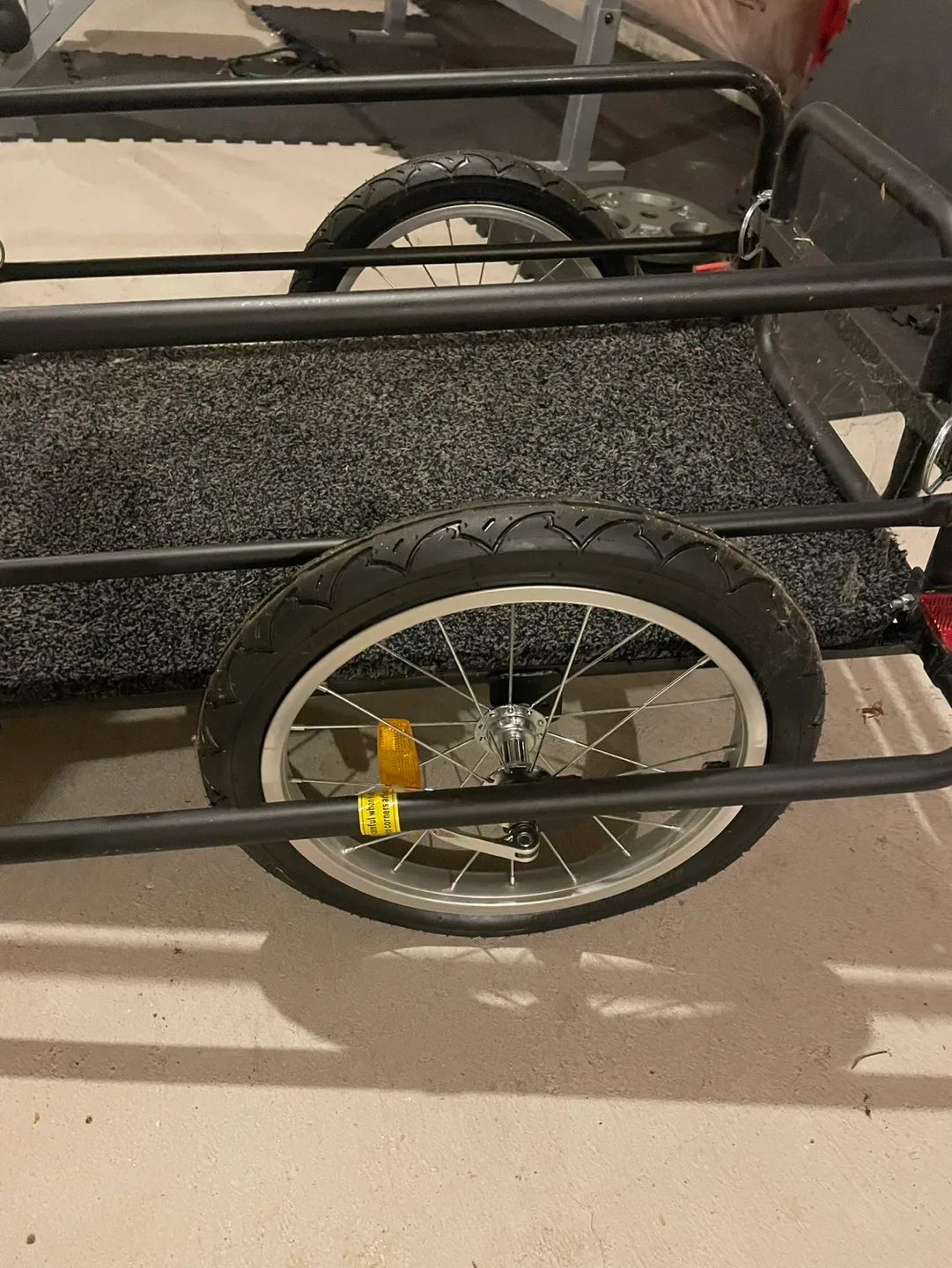 Black Bike Trailer - Cargo Carrier image indicator(6)