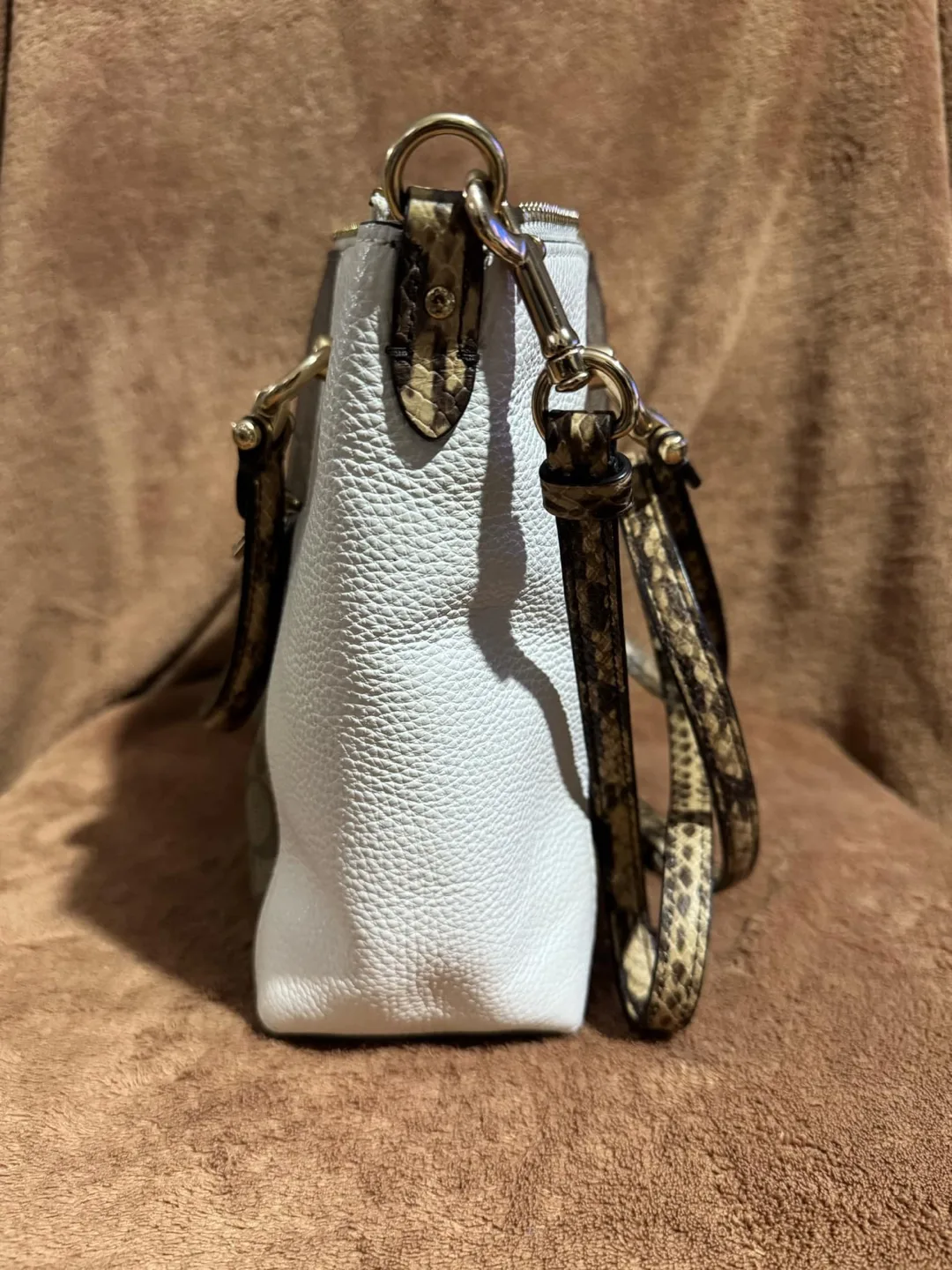 COACH KACEY SATCHEL IN COLORBLOCK SIGNATURE CANVAS image indicator(6)