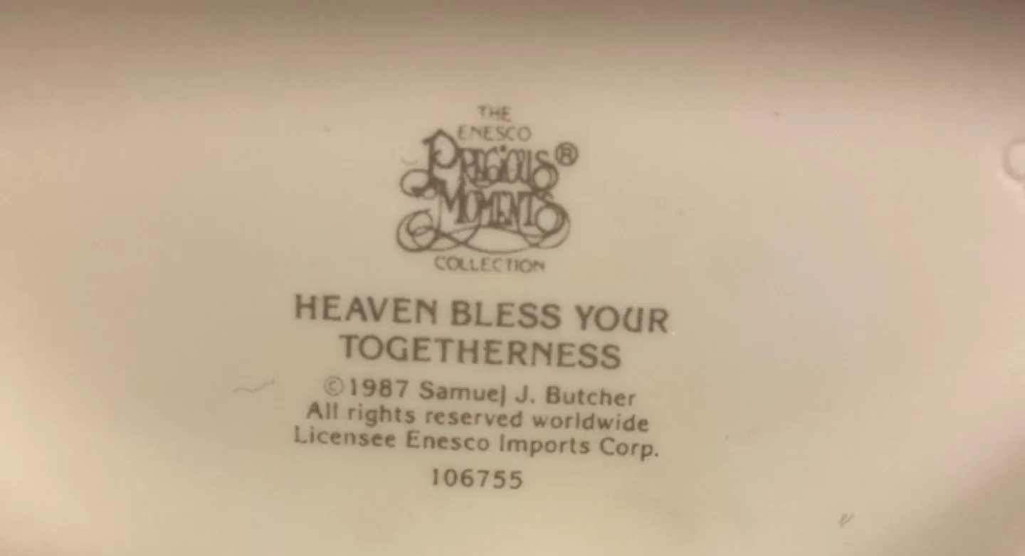 Precious Moments ‘Heaven Bless Your Togetherness’ Figurine image indicator(3)