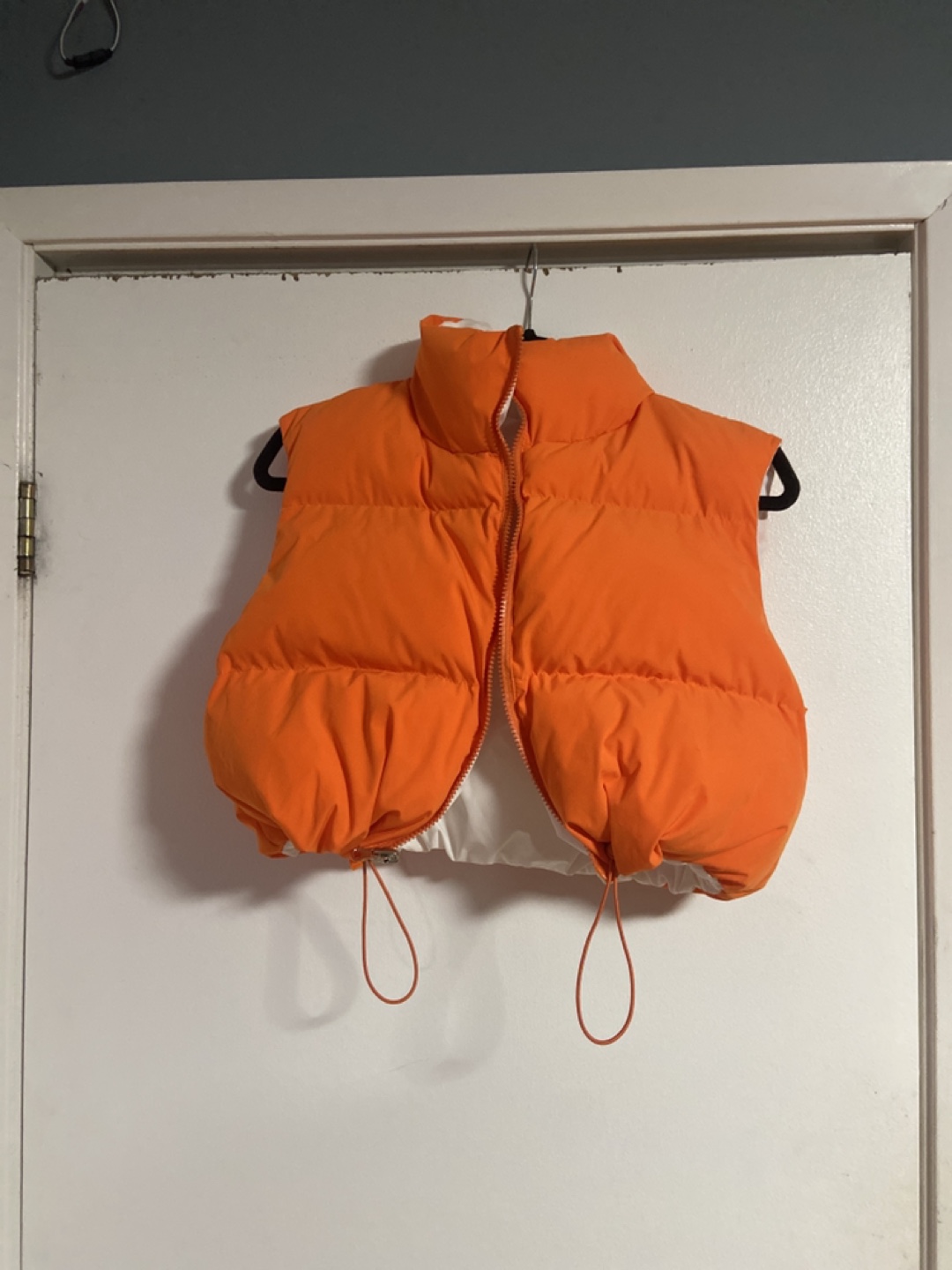 Orange Puffer Vest