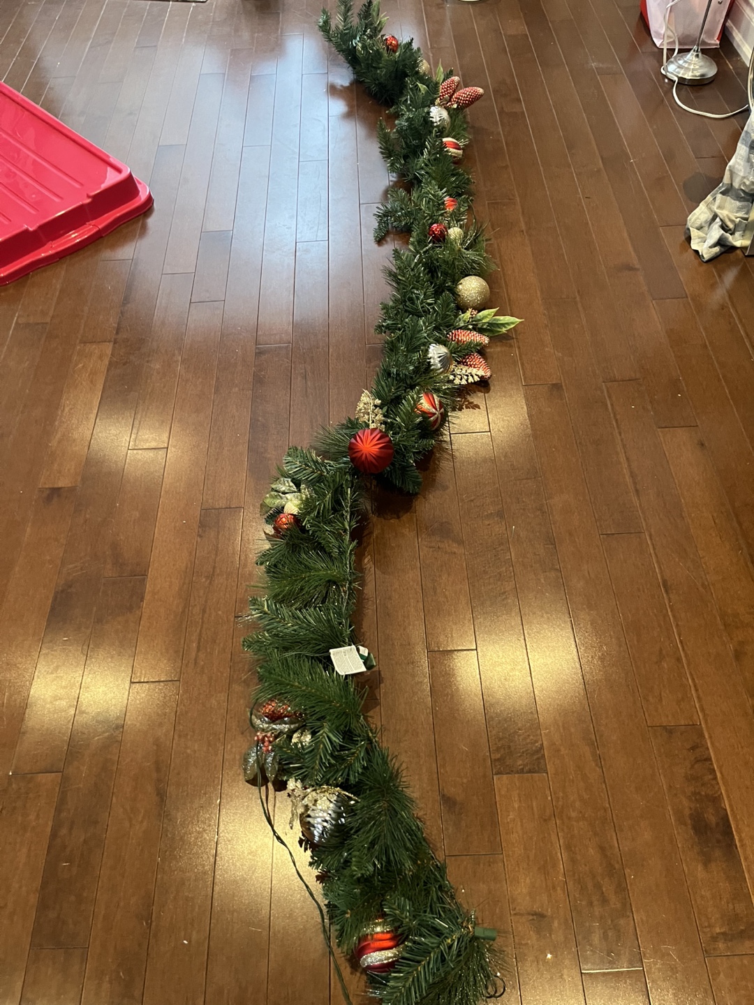 Christmas garland + Tree storage container - photo 5