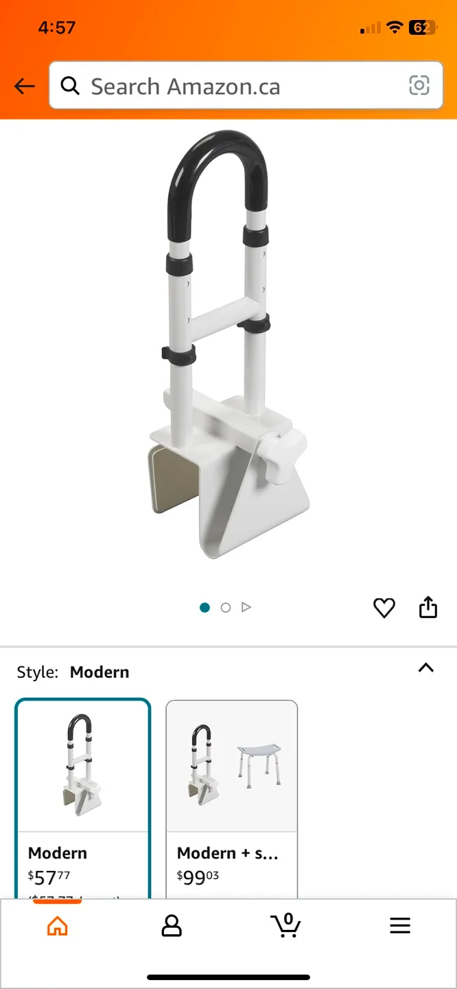 Drive Medical Adjustable Bathtub Grab Bar image indicator(4)