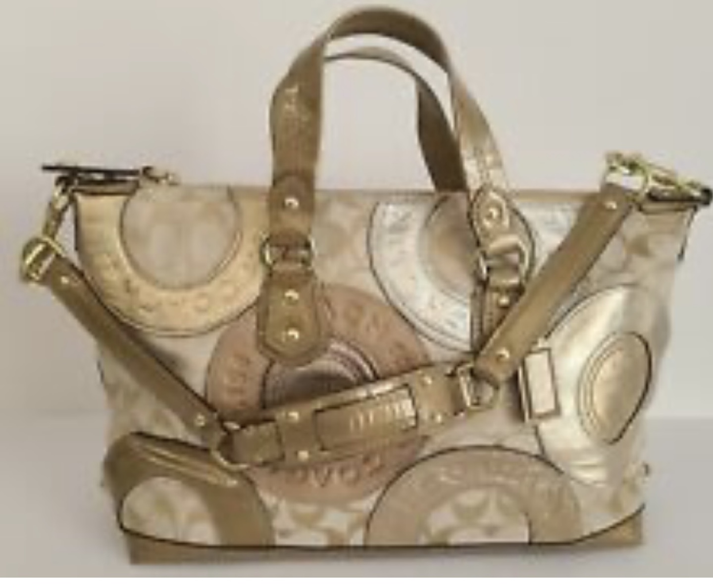Coach Signature C Patchwork Satchel