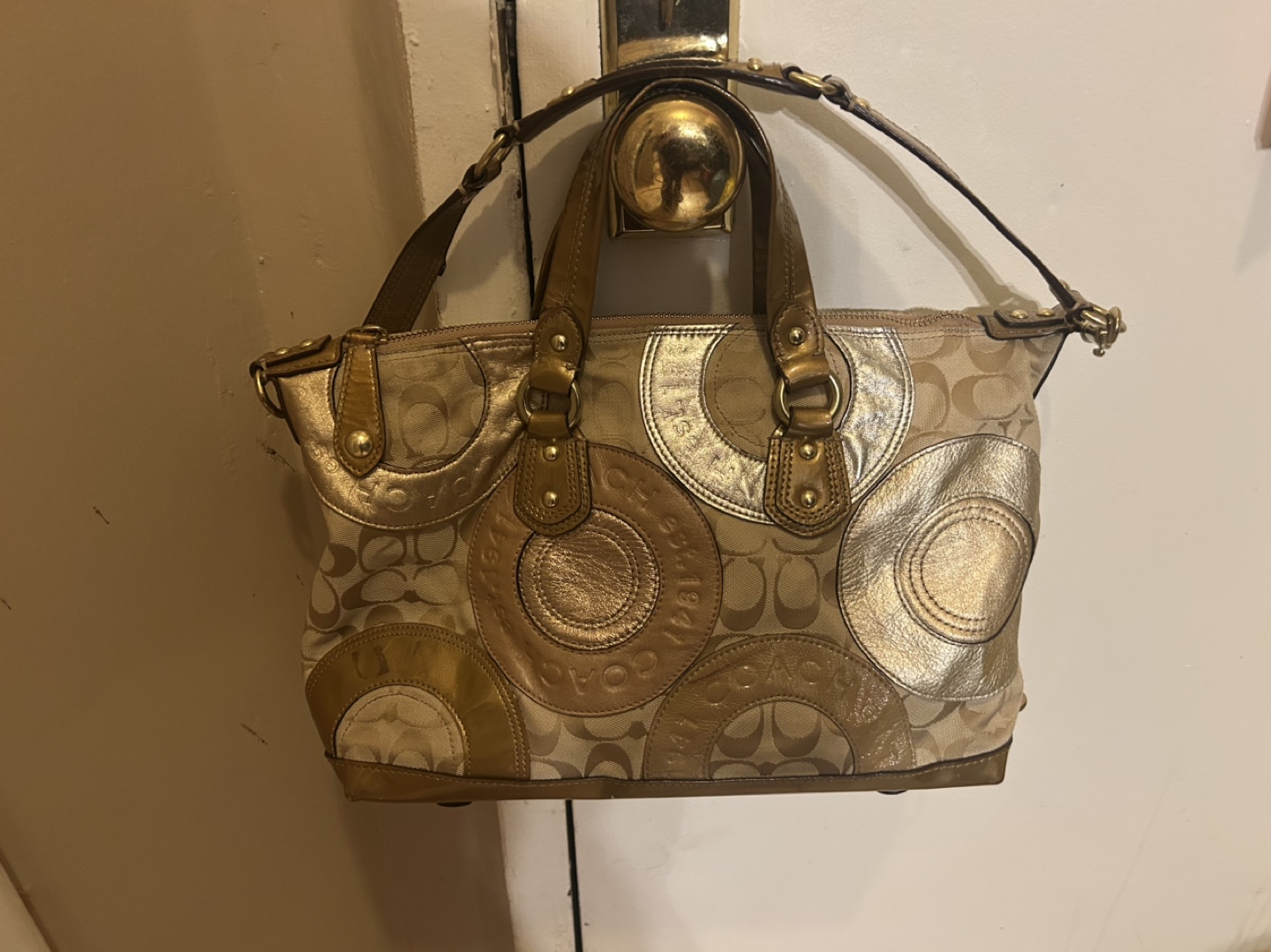 Coach Signature C Patchwork Satchel - photo 3