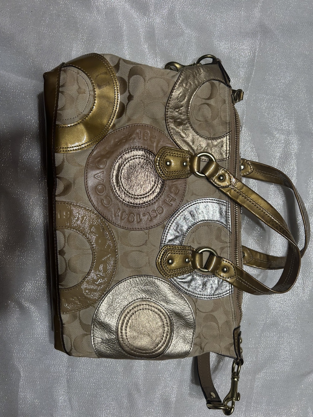 Coach Signature C Patchwork Satchel - photo 4