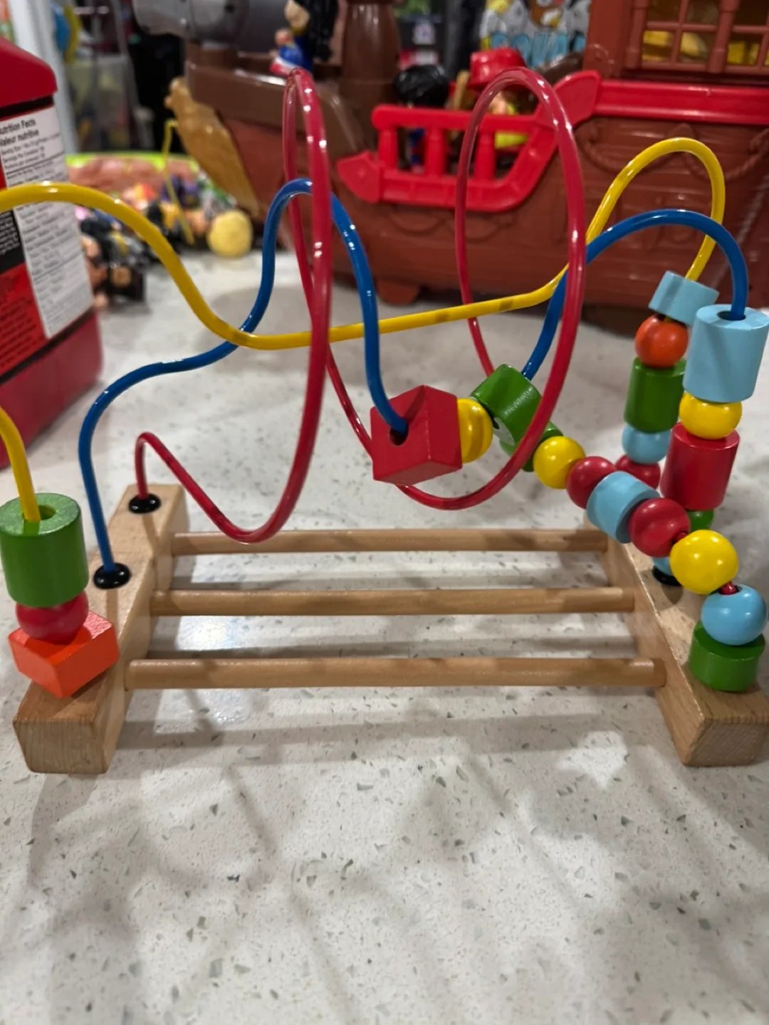 Wooden Bead Maze Toy for Toddlers image indicator(2)