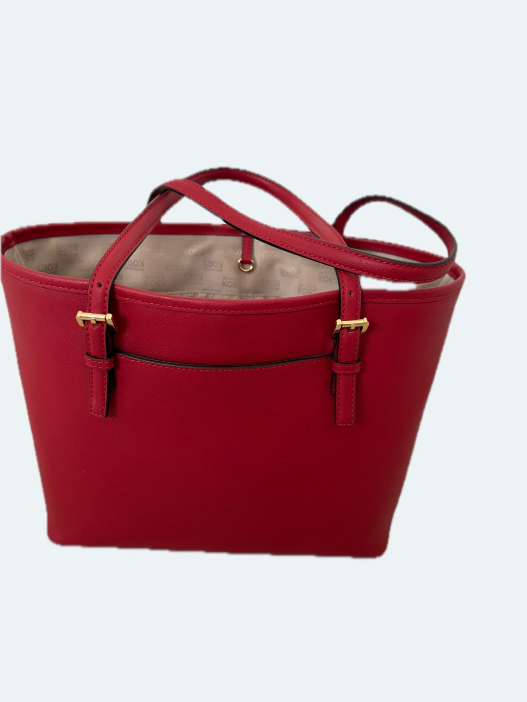 Michael Kors Red Leather Tote Bag - photo 2